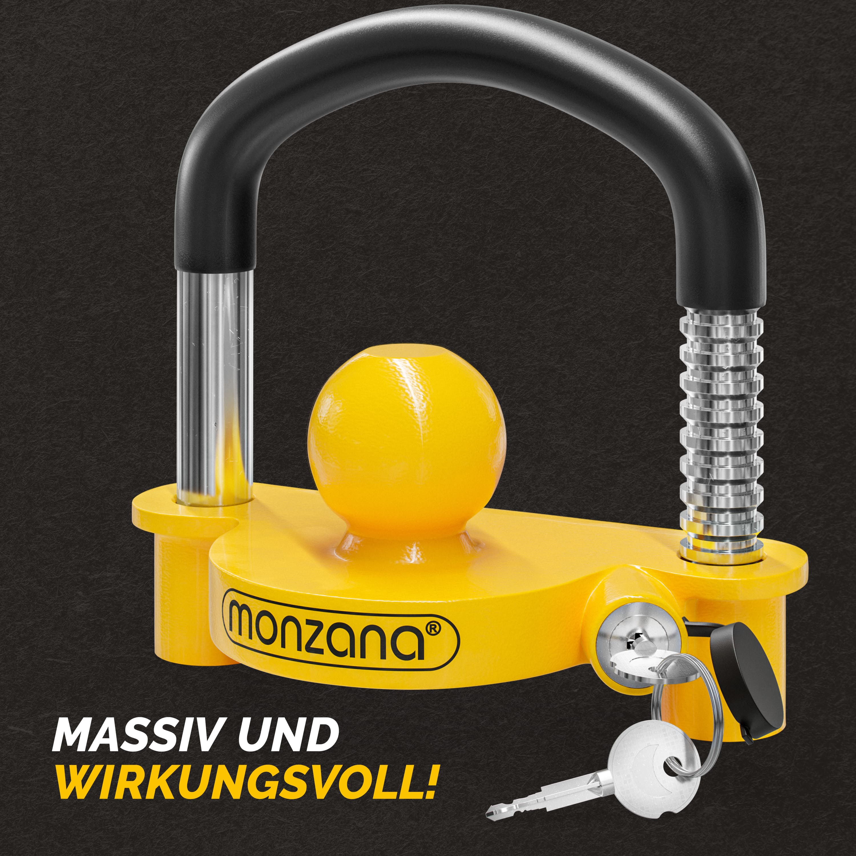 Aanhangwagenslot\u0020Geel\u0020157x79x150mm Aanhangwagenslot\u0020Geel\u0020157x79x150mm