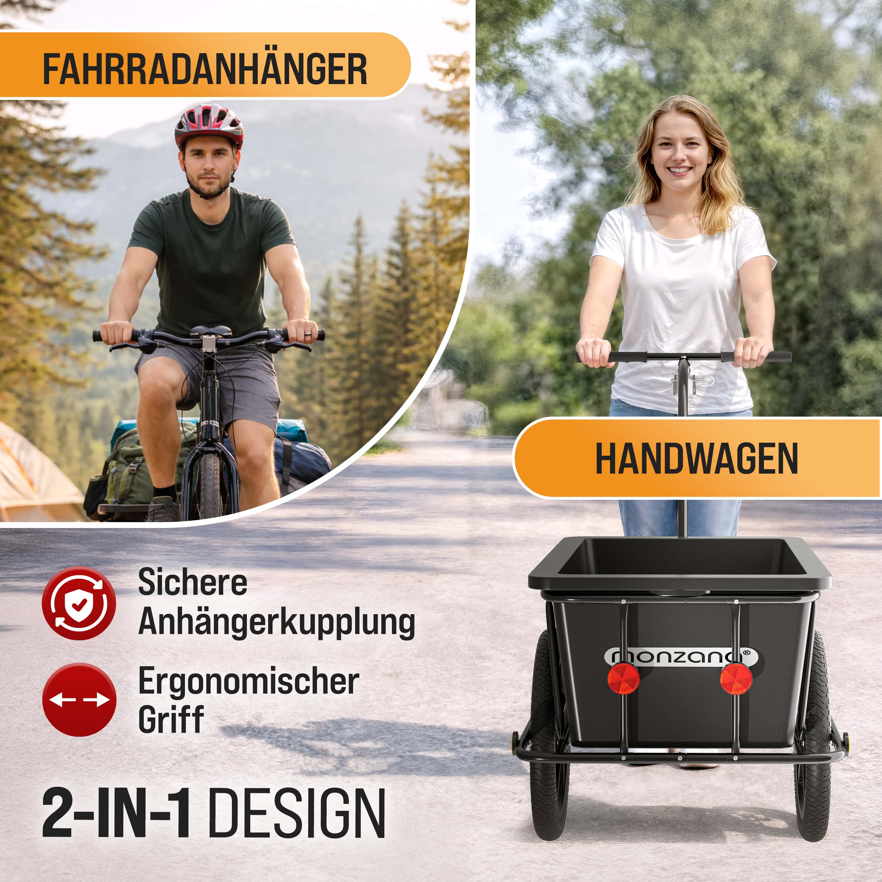 Fietskar\u0020Zwart\u0020Staal\u0020Kunststof\u002071x50x31cm\u002090\u0020Liter