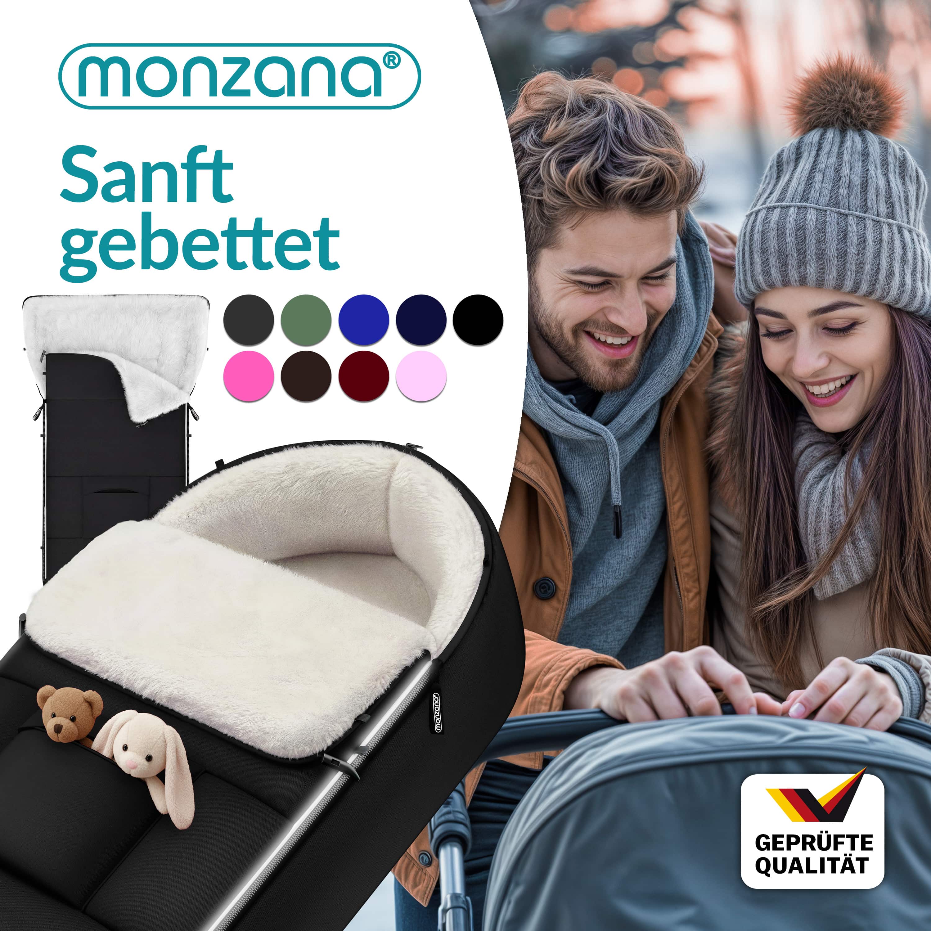Voetenzak\u0020voor\u0020kinderwagen\u0020Zwart\u0020gevoerd Voetenzak\u0020voor\u0020kinderwagen\u0020Zwart\u0020gevoerd