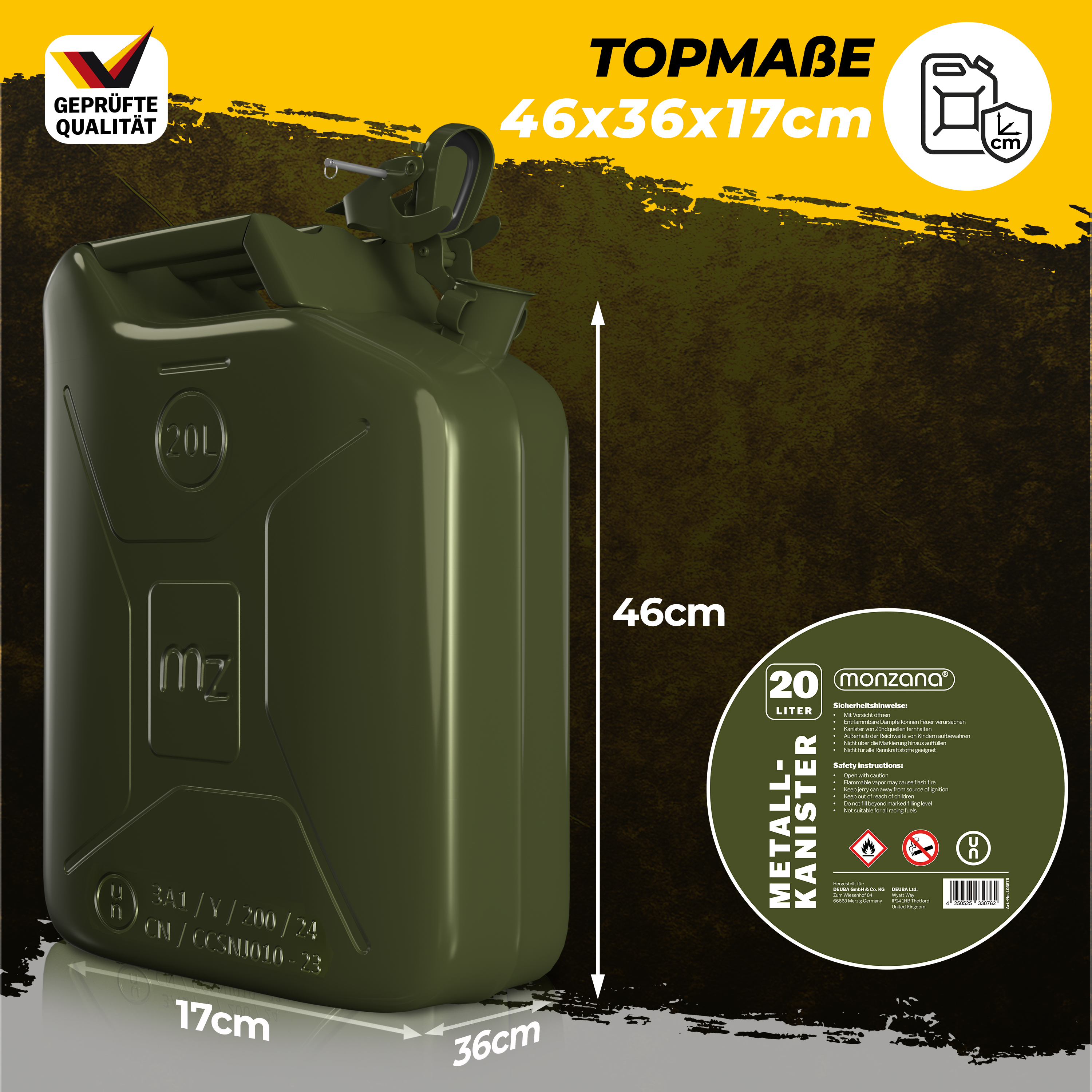 Jerrycan\u0020Groen\u0020Staal\u002020\u0020Liter Jerrycan\u0020Groen\u0020Staal\u002020\u0020Liter