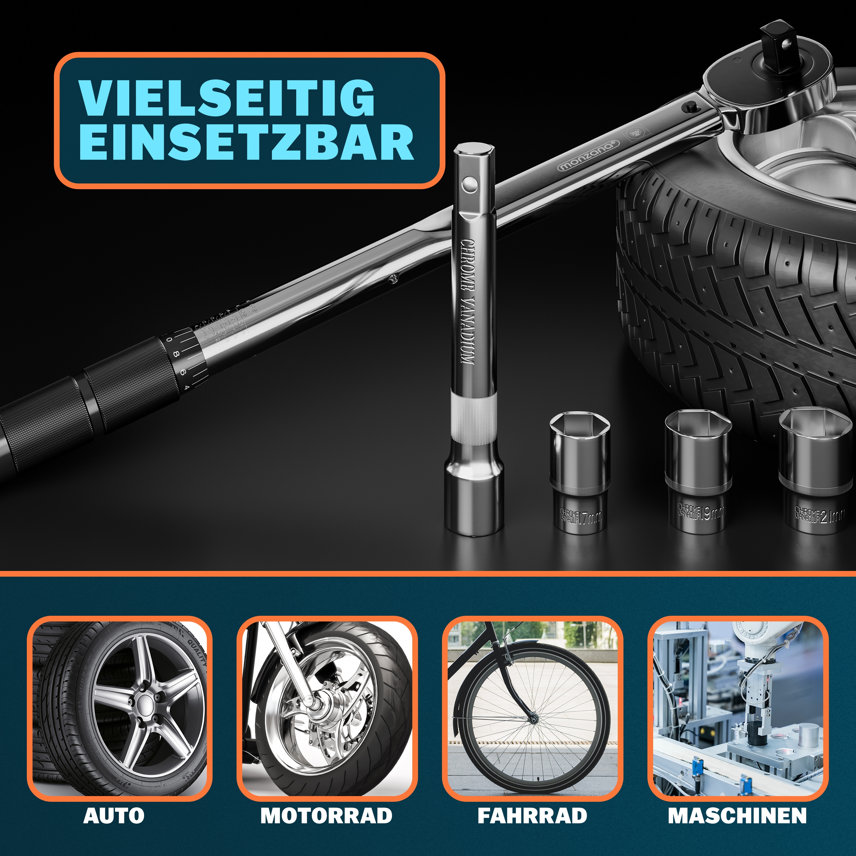 Momentsleutel\u0020Set\u00206\u002Ddelig\u0020Chroom\u0020Vanadium\u0020Staal