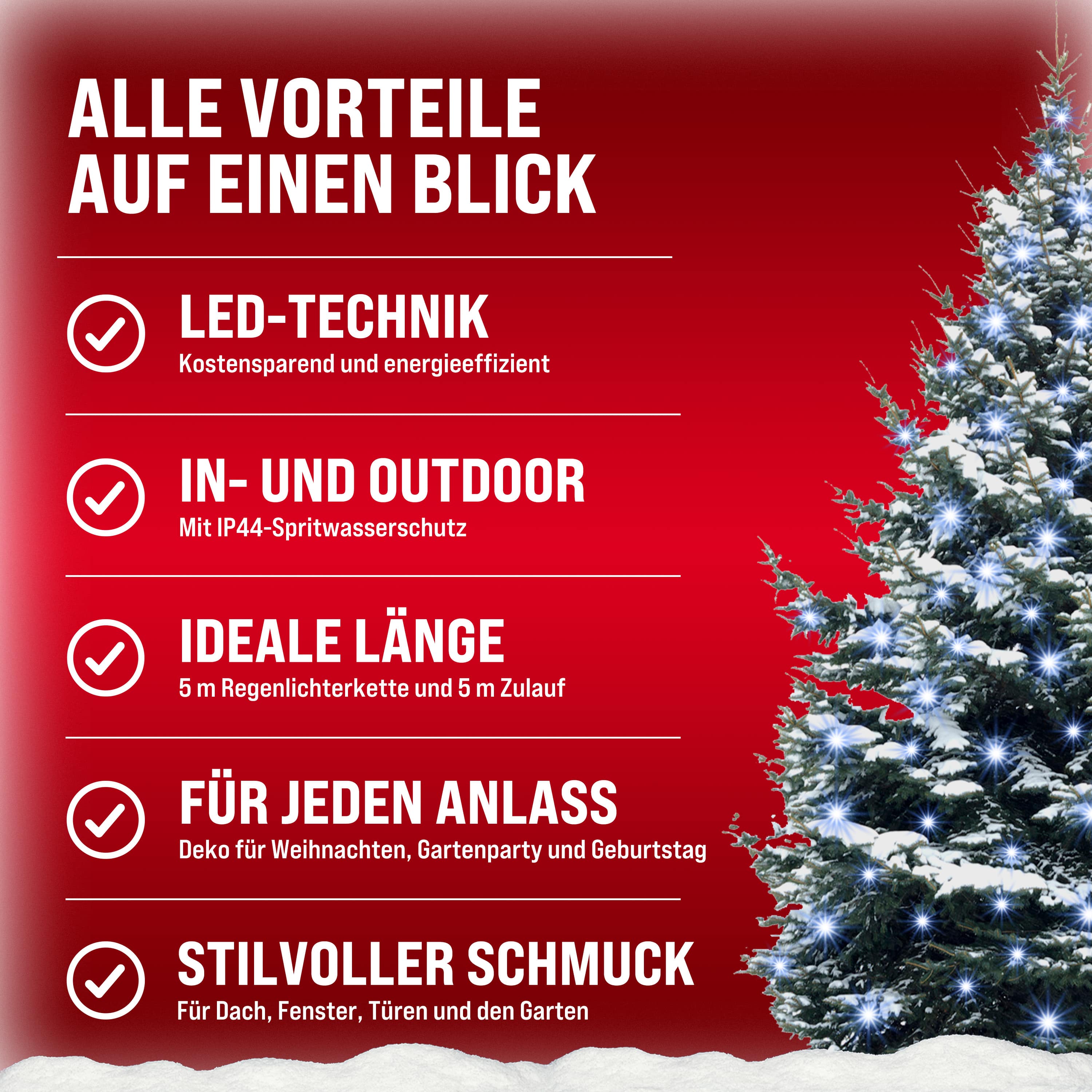 Kerstverlichting\u0020Lichtgordijn\u0020LED\u0020Kerst\u0020Koudwit\u002010m