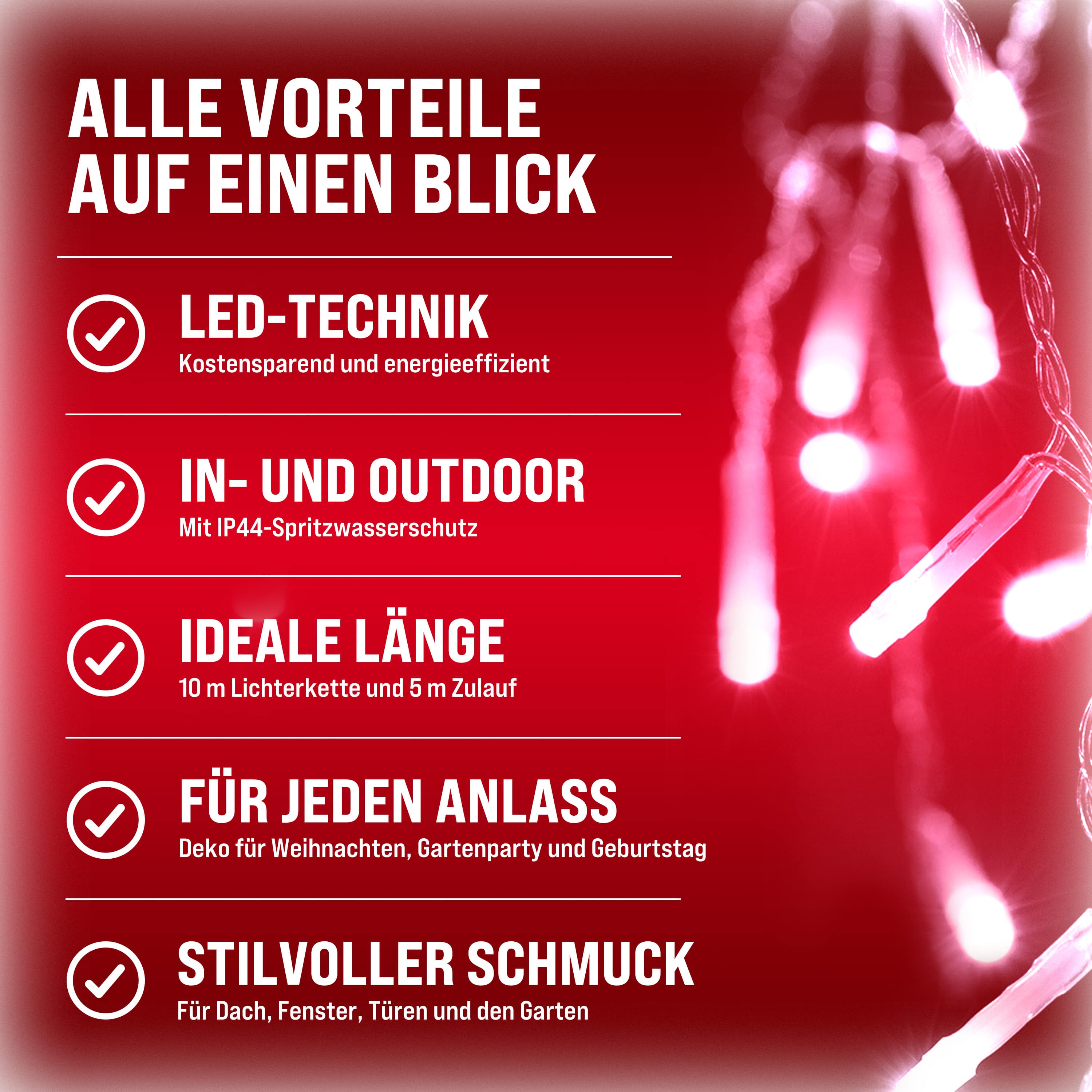 Kerstverlichting\u0020Lichtgordijn\u0020LED\u0020Kerst\u0020Koudwit\u002015m