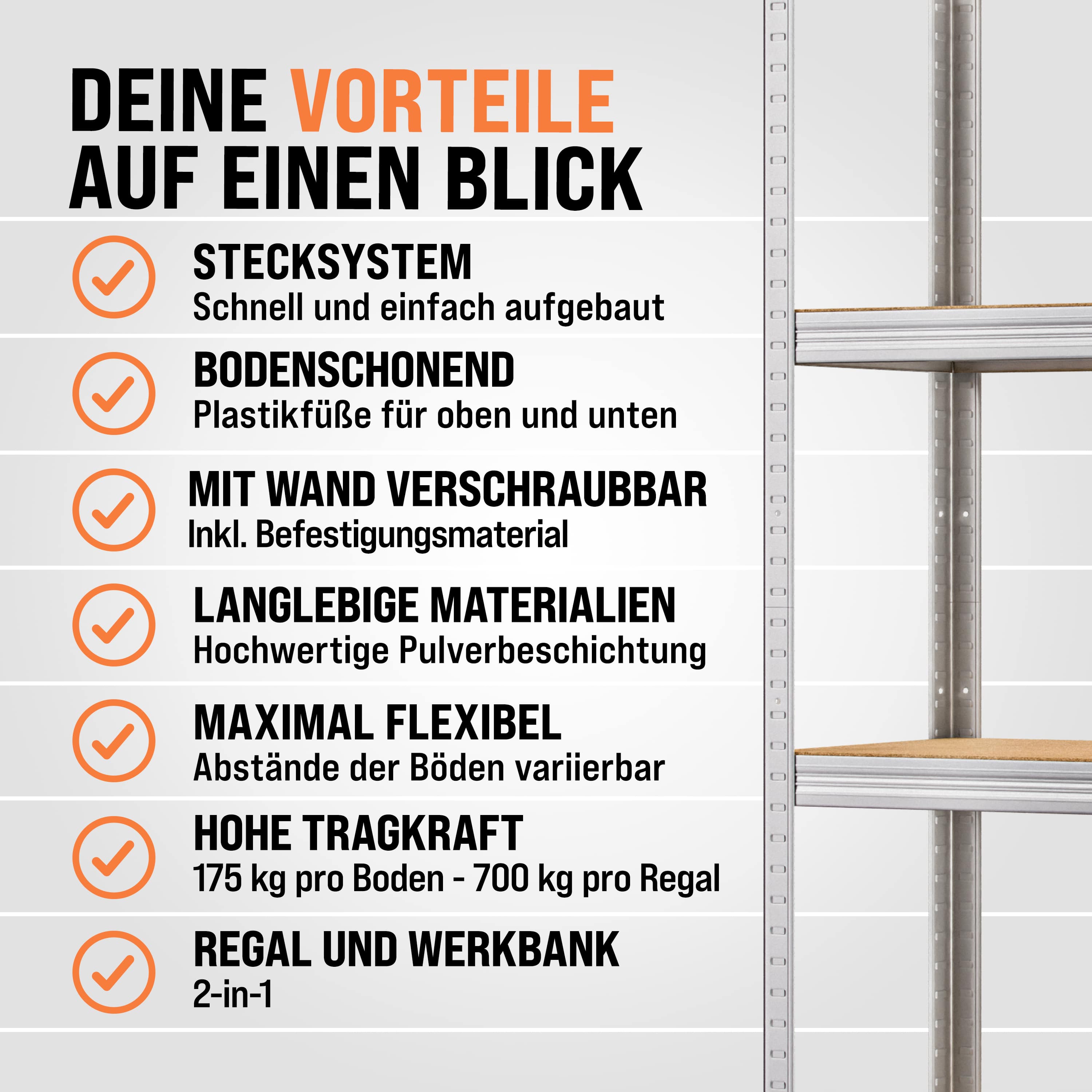 Stellingkast\u0020160x90x40cm\u0020max\u0020700kg Stellingkast\u0020160x90x40cm\u0020max\u0020700kg