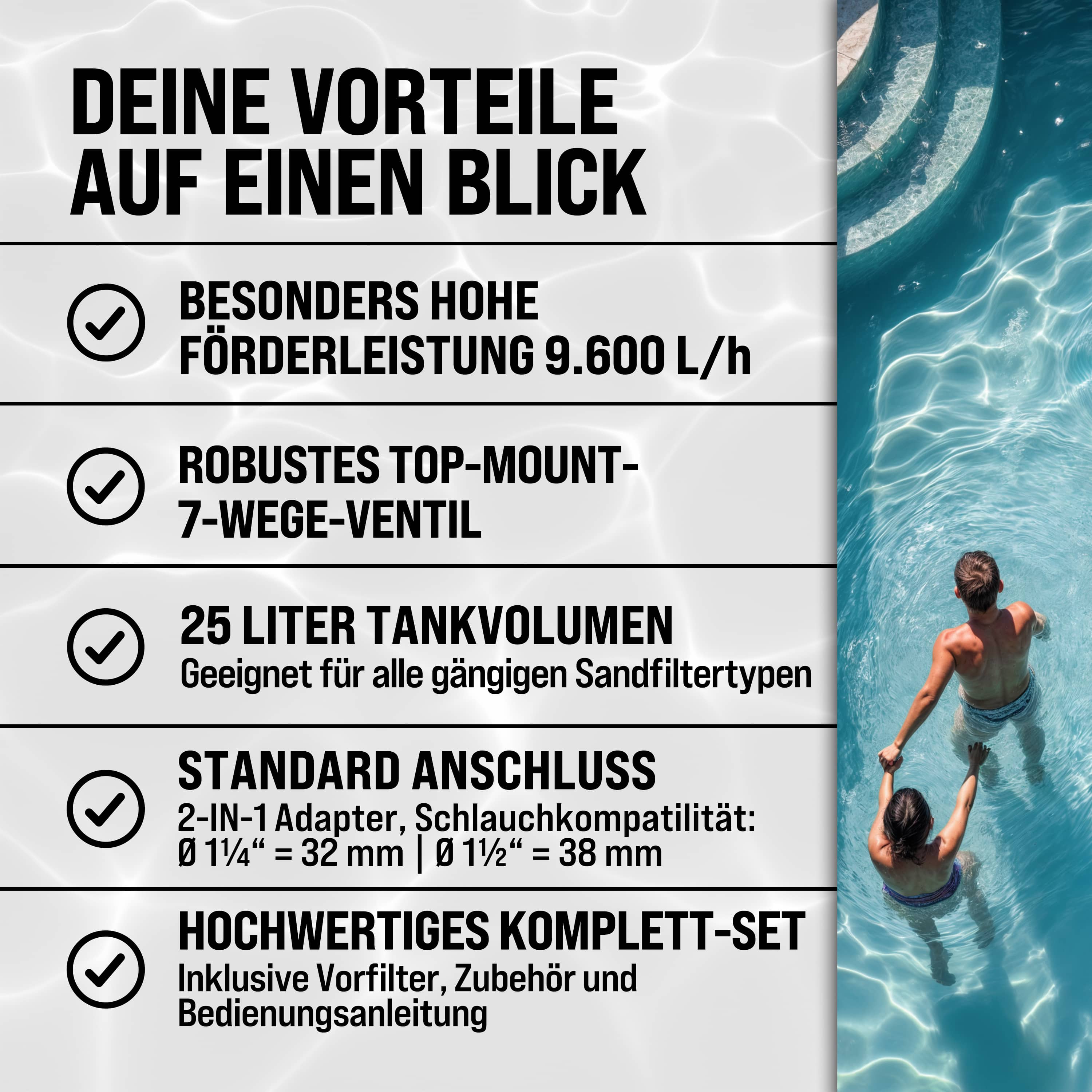 Zandfilterpomp\u00209600L\u002Fu\u002025L
