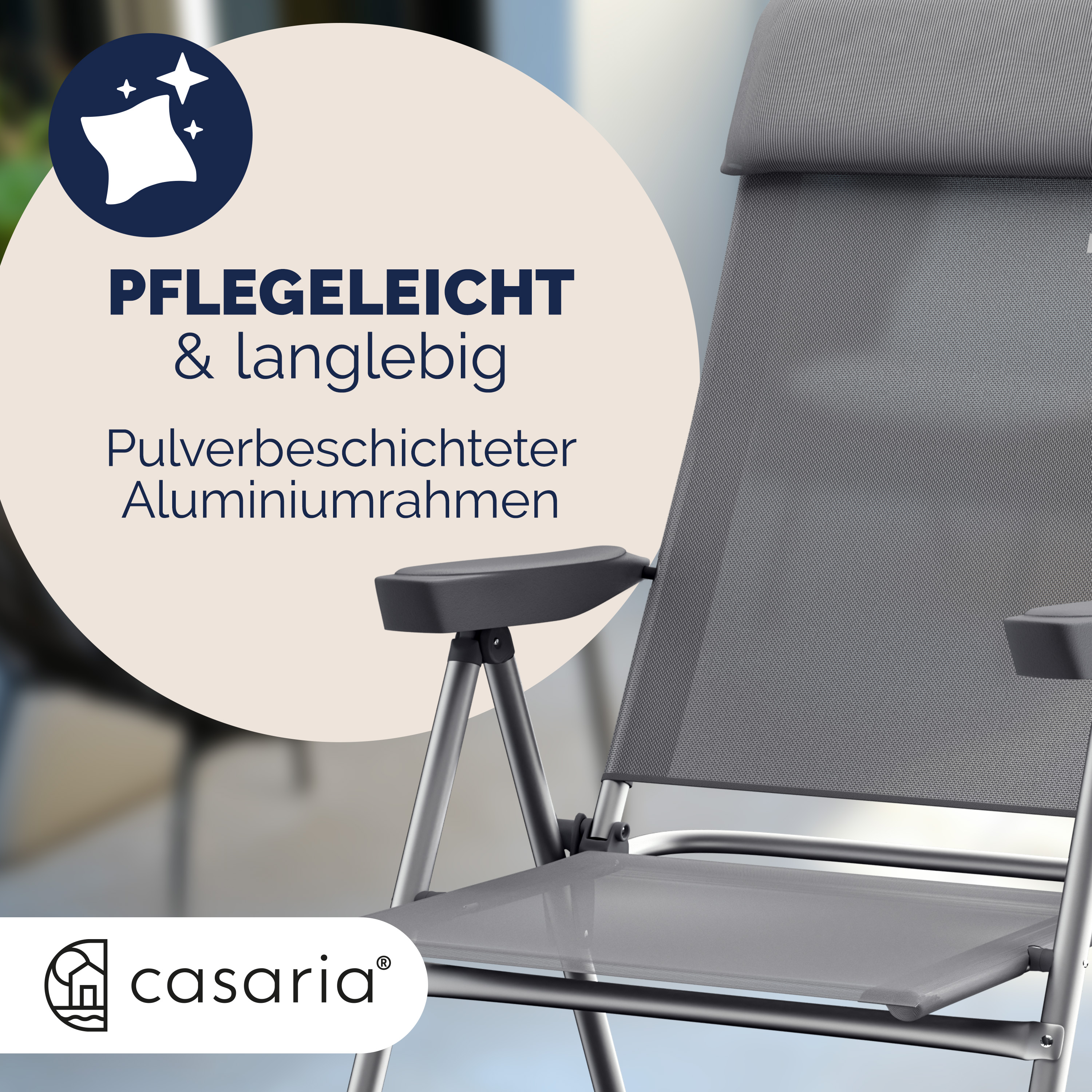 Tuinstoel\u00202\u0020stuks\u0020Grijs\u0020Aluminium\u0020Inklapbaar Tuinstoel\u00202\u0020stuks\u0020Grijs\u0020Aluminium\u0020Inklapbaar