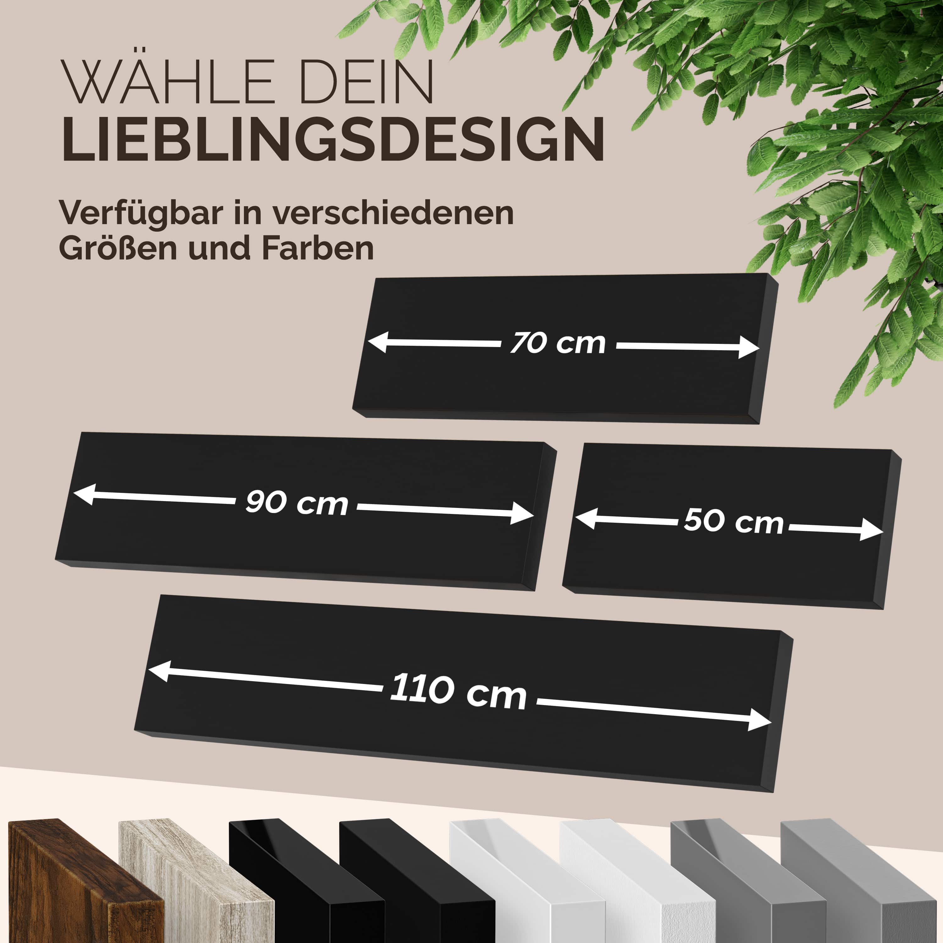 Wandplank\u0020Zwevend\u0020Mat\u0020Zwart\u0020MDF\u002090x23x3,8cm