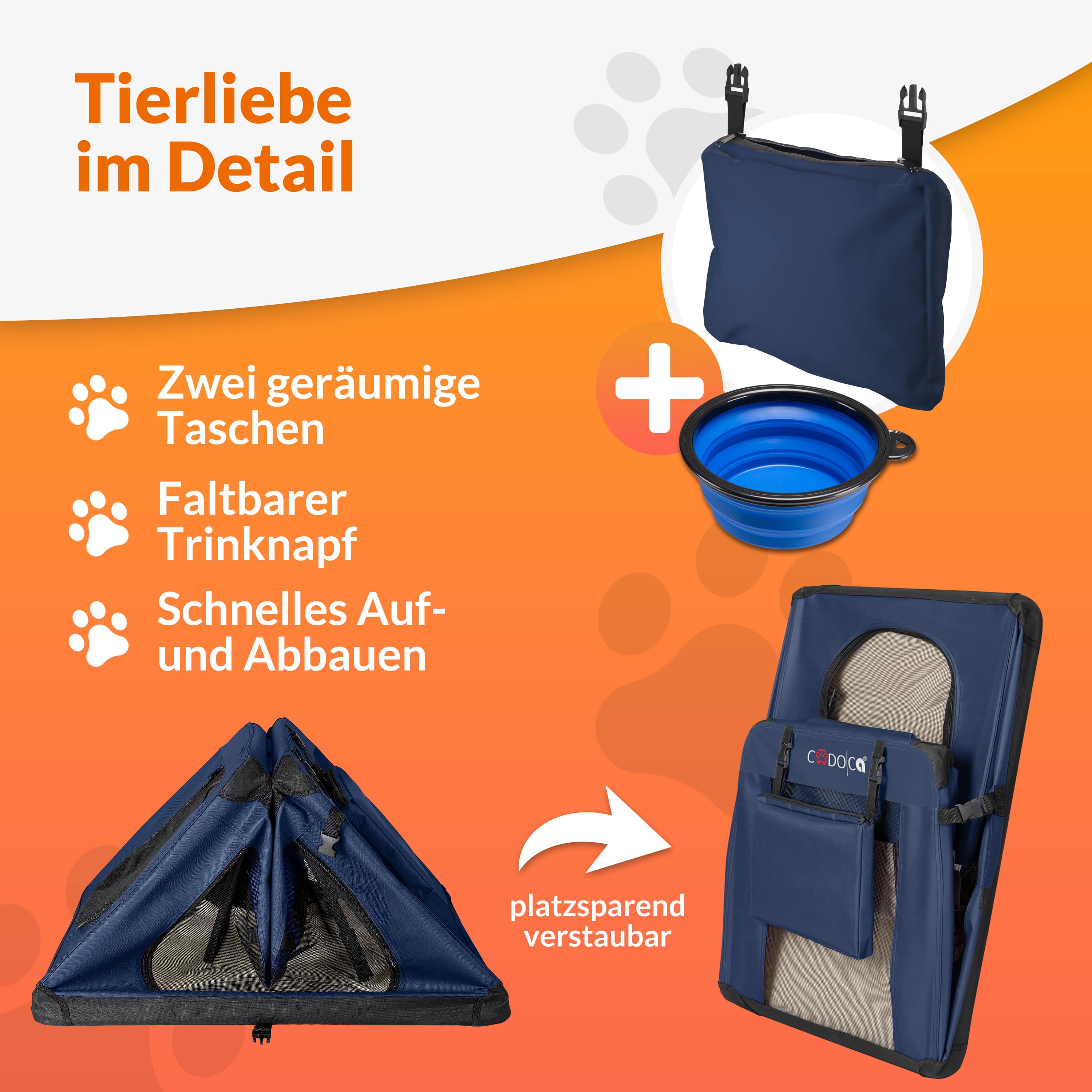 Hondentransportbox\u0020Blauw\u0020M\u002060x42x44cm Hondentransportbox\u0020Blauw\u0020M\u002060x42x44cm