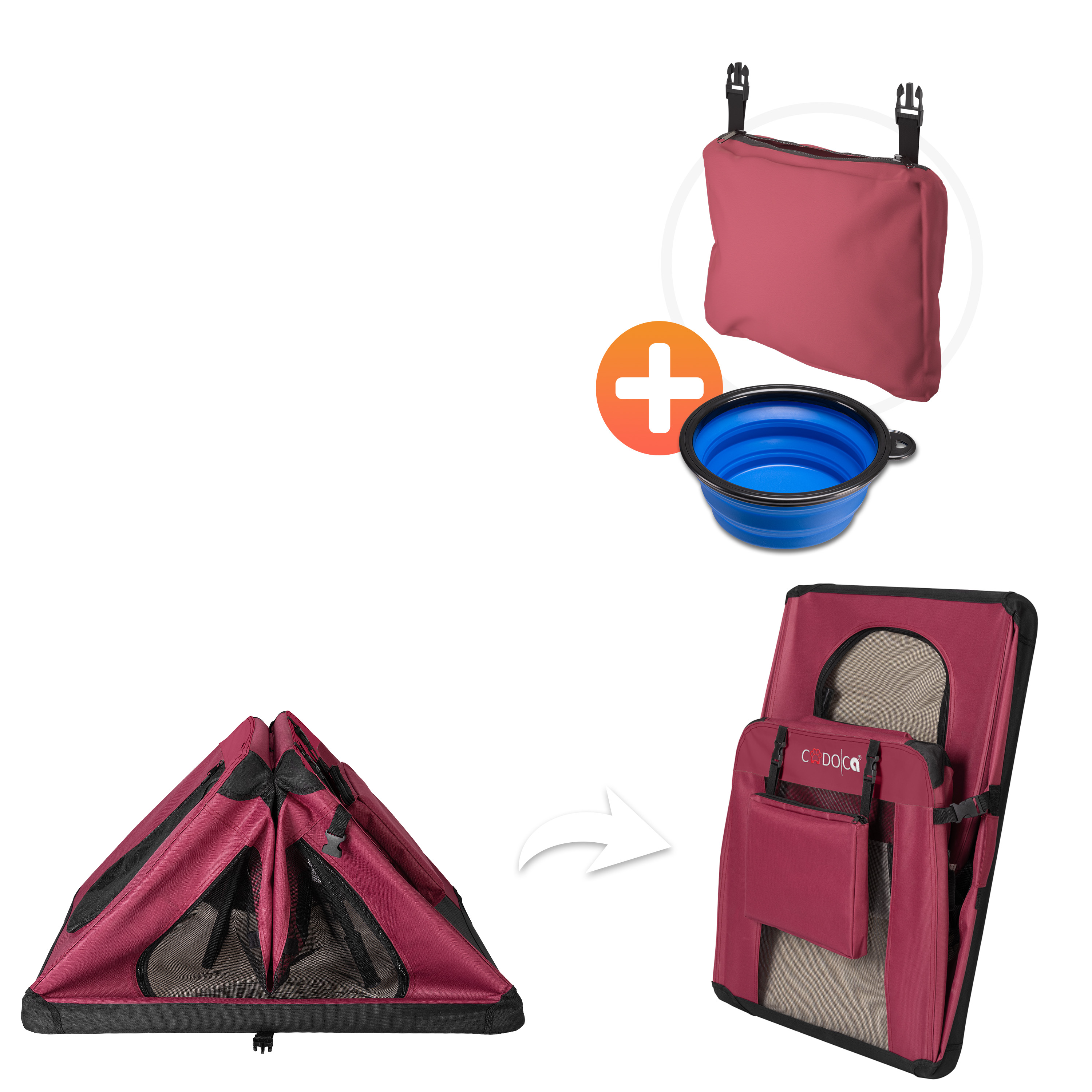 Hondentransportbox\u0020Donker\u0020Rood\u0020L\u002070x52x50cm Hondentransportbox\u0020Donker\u0020Rood\u0020L\u002070x52x50cm