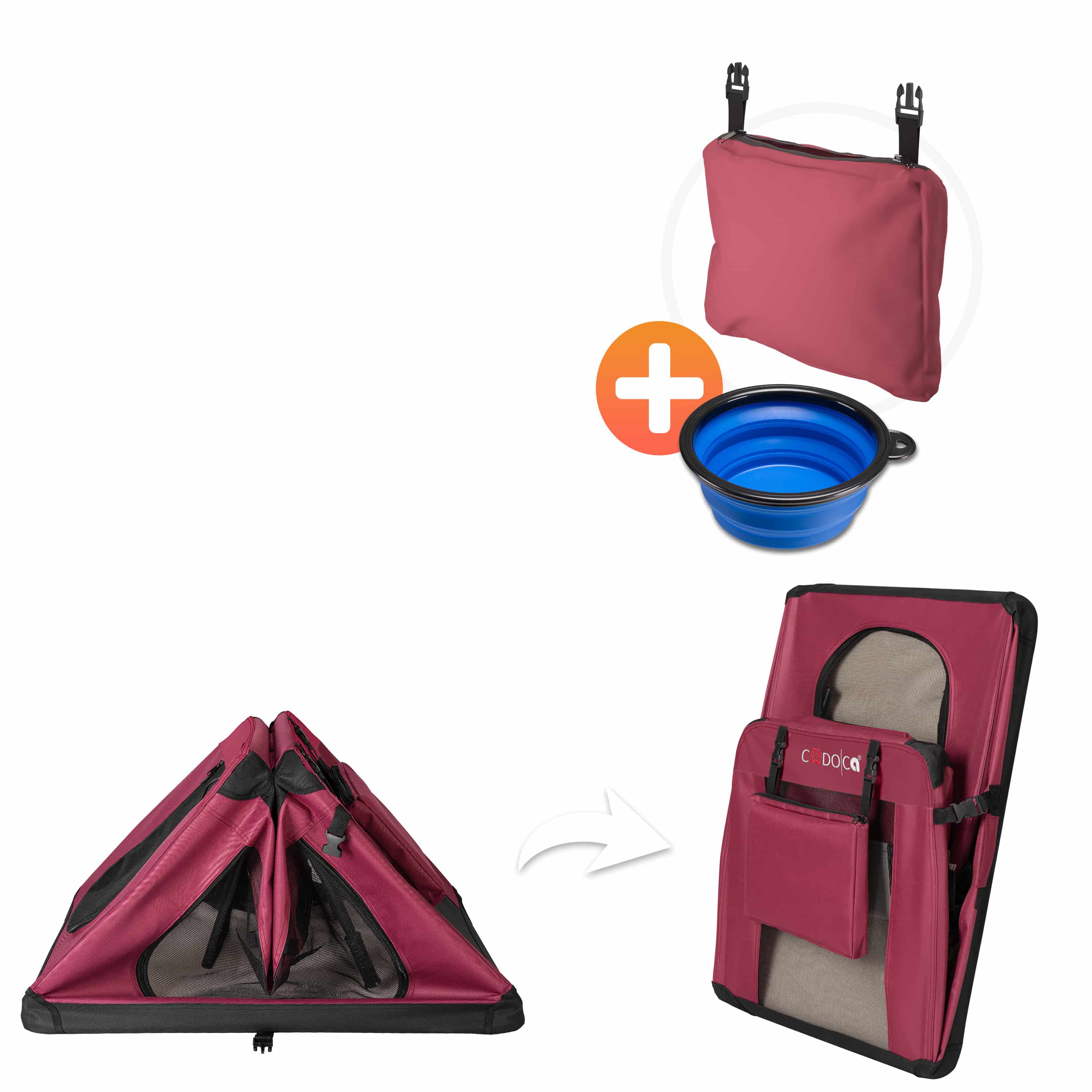 Hondentransportbox\u0020Donker\u0020Rood\u0020XXL\u002090x61x65cm Hondentransportbox\u0020Donker\u0020Rood\u0020XXL\u002090x61x65cm