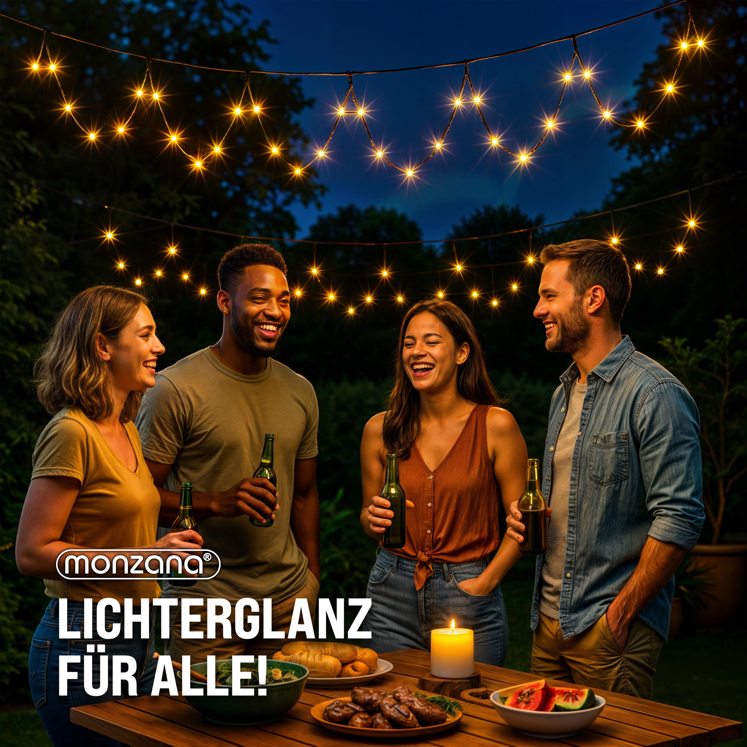 Kerstverlichting\u0020Warm\u0020Wit\u002040m\u0020transparant\u0020Afstandsbediening