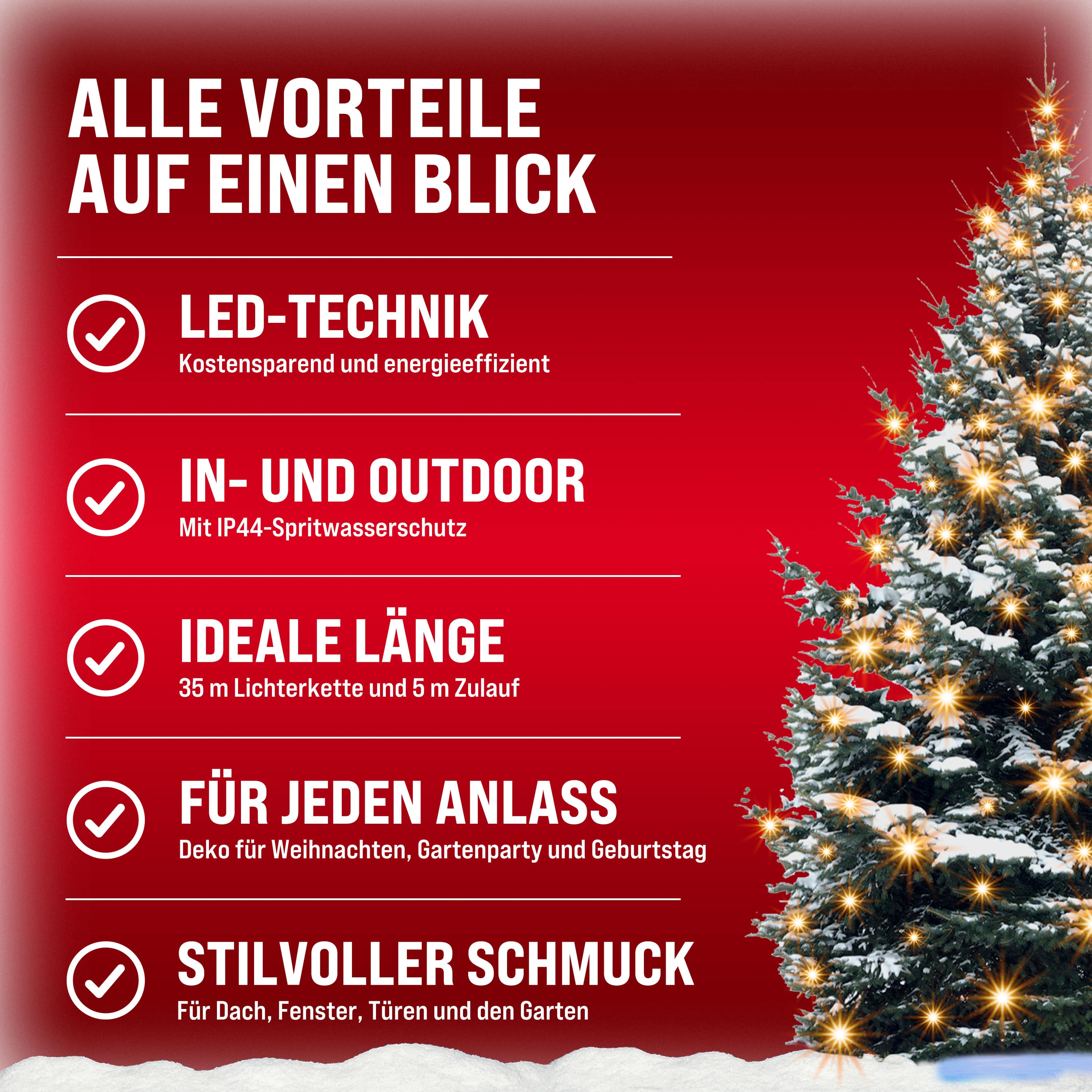 Kerstverlichting\u0020Warmwit\u002040m\u0020transparant