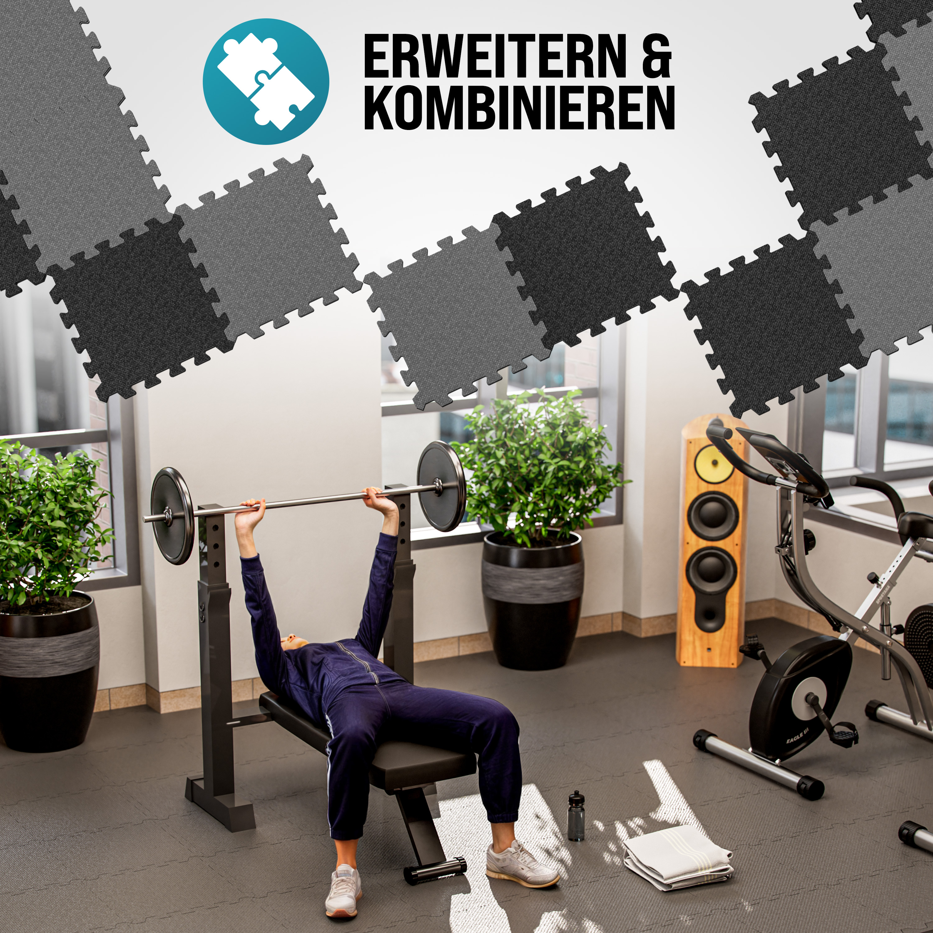 Vloerbescherming\u002Fpuzzelmat\u0020Set\u0020van\u002018\u0020Grijs\u0020175x88x1cm Vloerbescherming\u002Fpuzzelmat\u0020Set\u0020van\u002018\u0020Grijs\u0020175x88x1cm