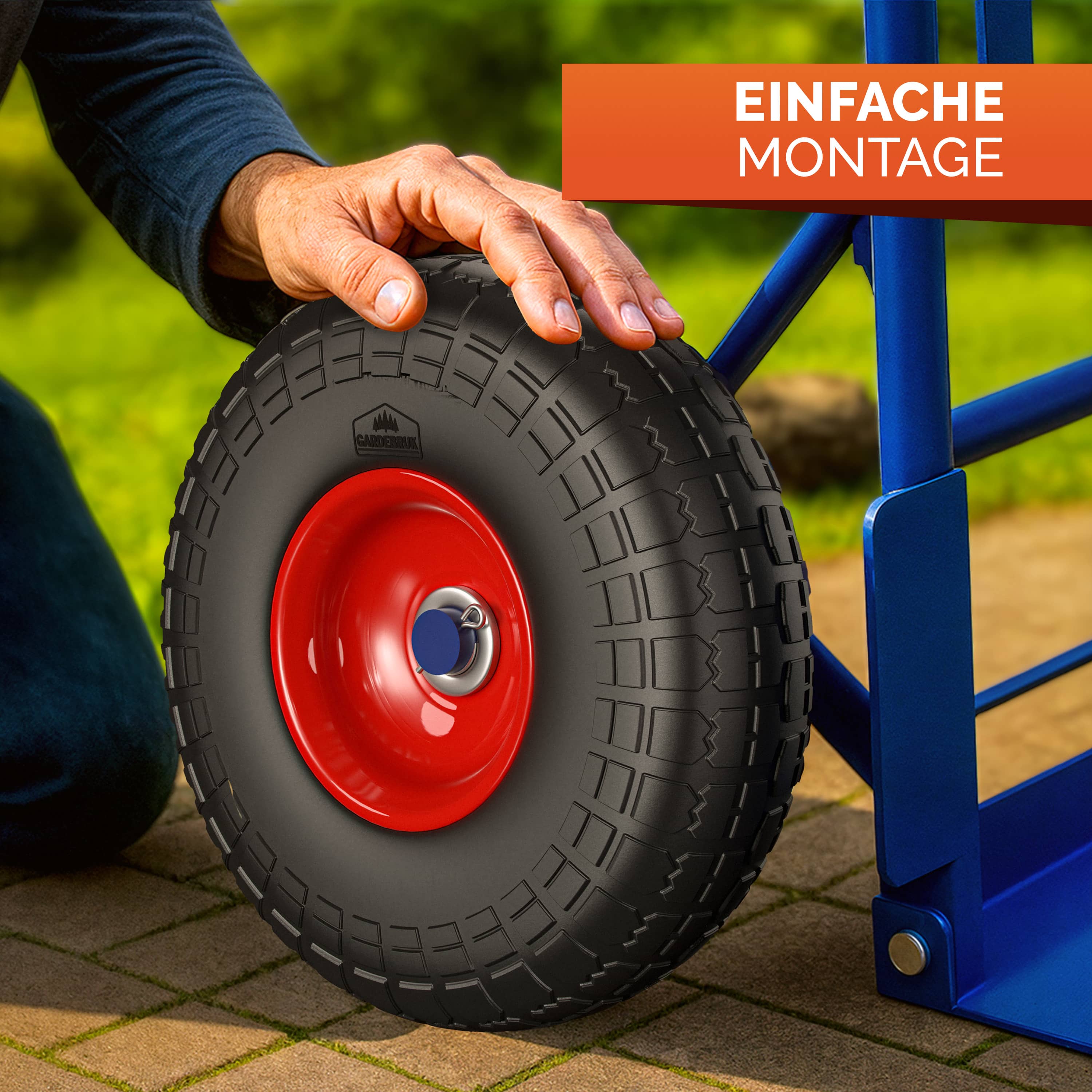 Steekwagenwiel\u0020set\u0020van\u00202\u0020Zwart\u0020massief\u0020rubber