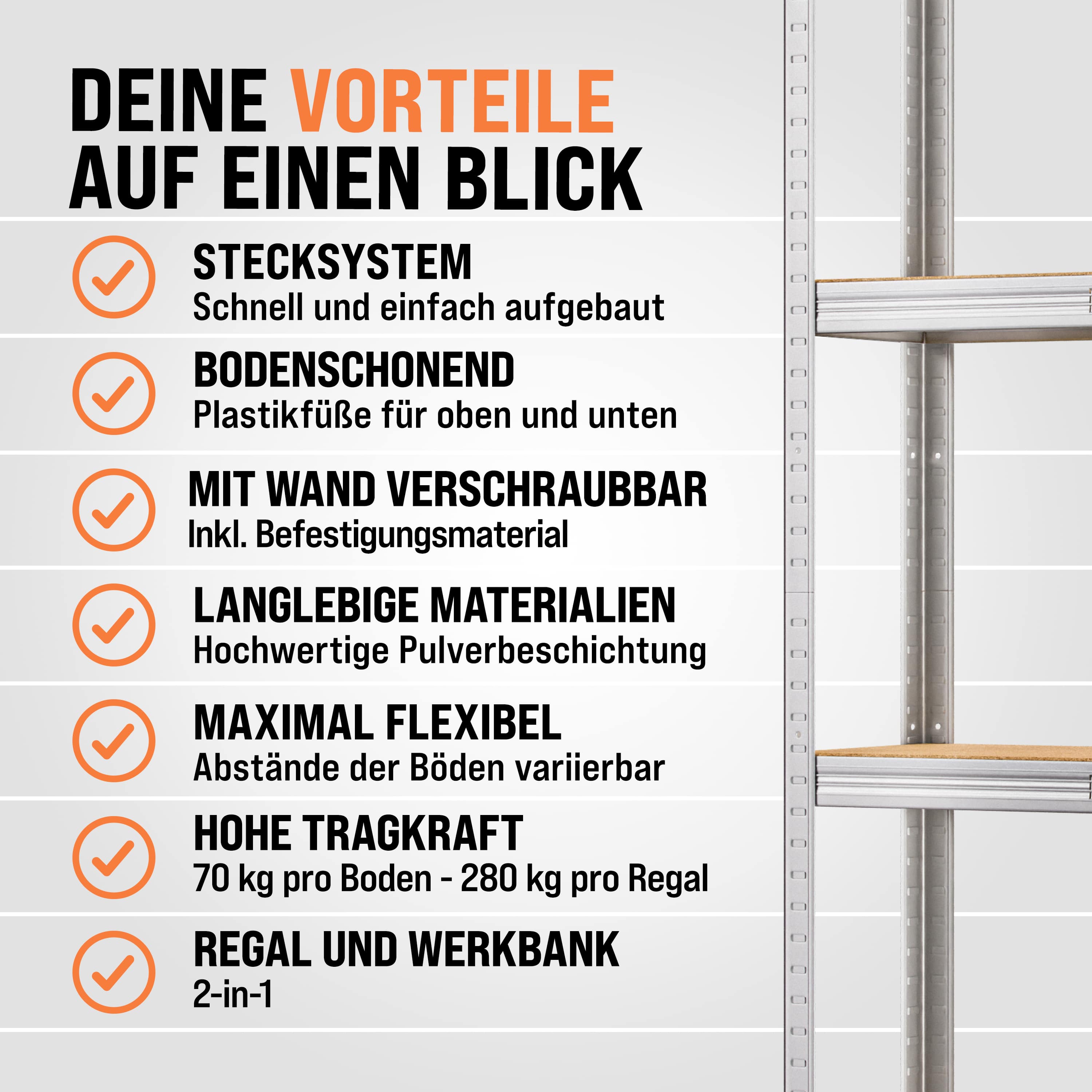 Stellingkast\u00204\u0020Planken\u0020Set\u0020van\u00202\u0020Metaal\u0020max\u0020280kg Stellingkast\u00204\u0020Planken\u0020Set\u0020van\u00202\u0020Metaal\u0020max\u0020280kg