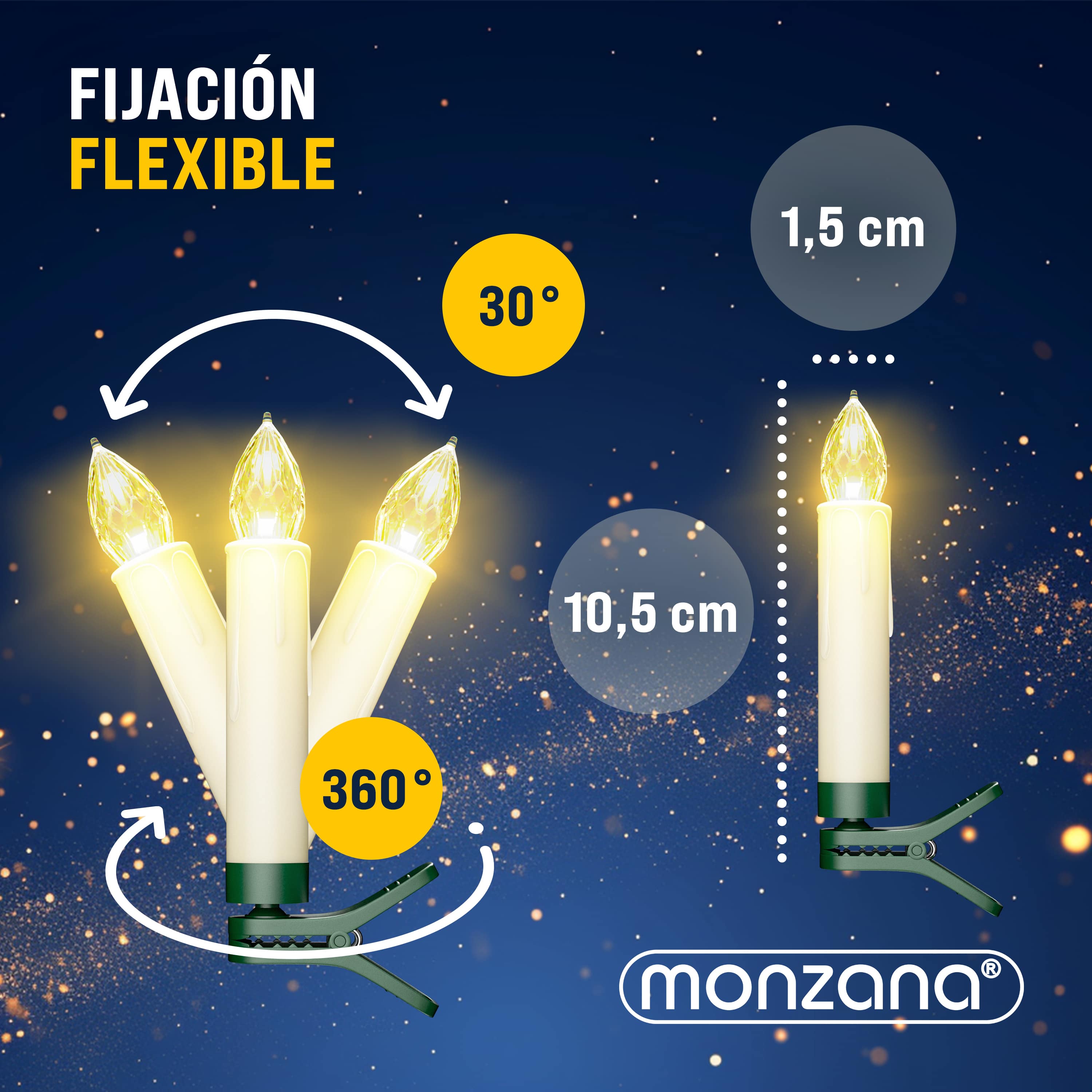 Kerstboomverlichting\u002040\u0020LED\u0020Kaarsen\u0020Warmwit Kerstboomverlichting\u002040\u0020LED\u0020Kaarsen\u0020Warmwit