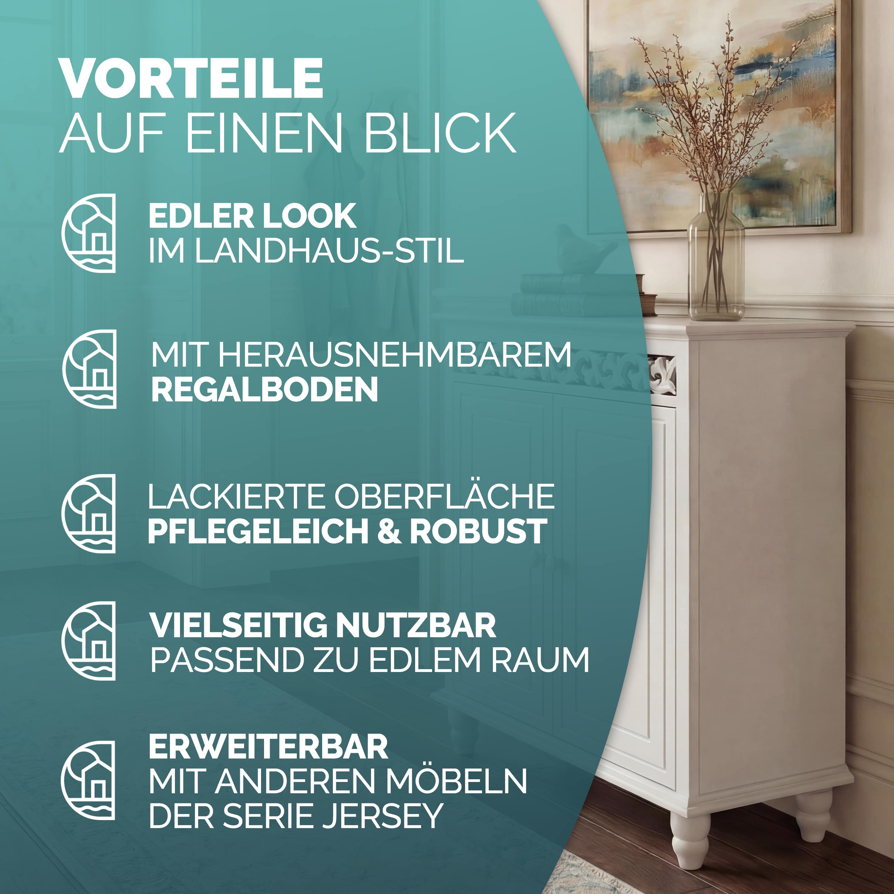 Ladekast\u0020Jersey\u0020Wit\u0020Hout\u002076x65x35cm Ladekast\u0020Jersey\u0020Wit\u0020Hout\u002076x65x35cm