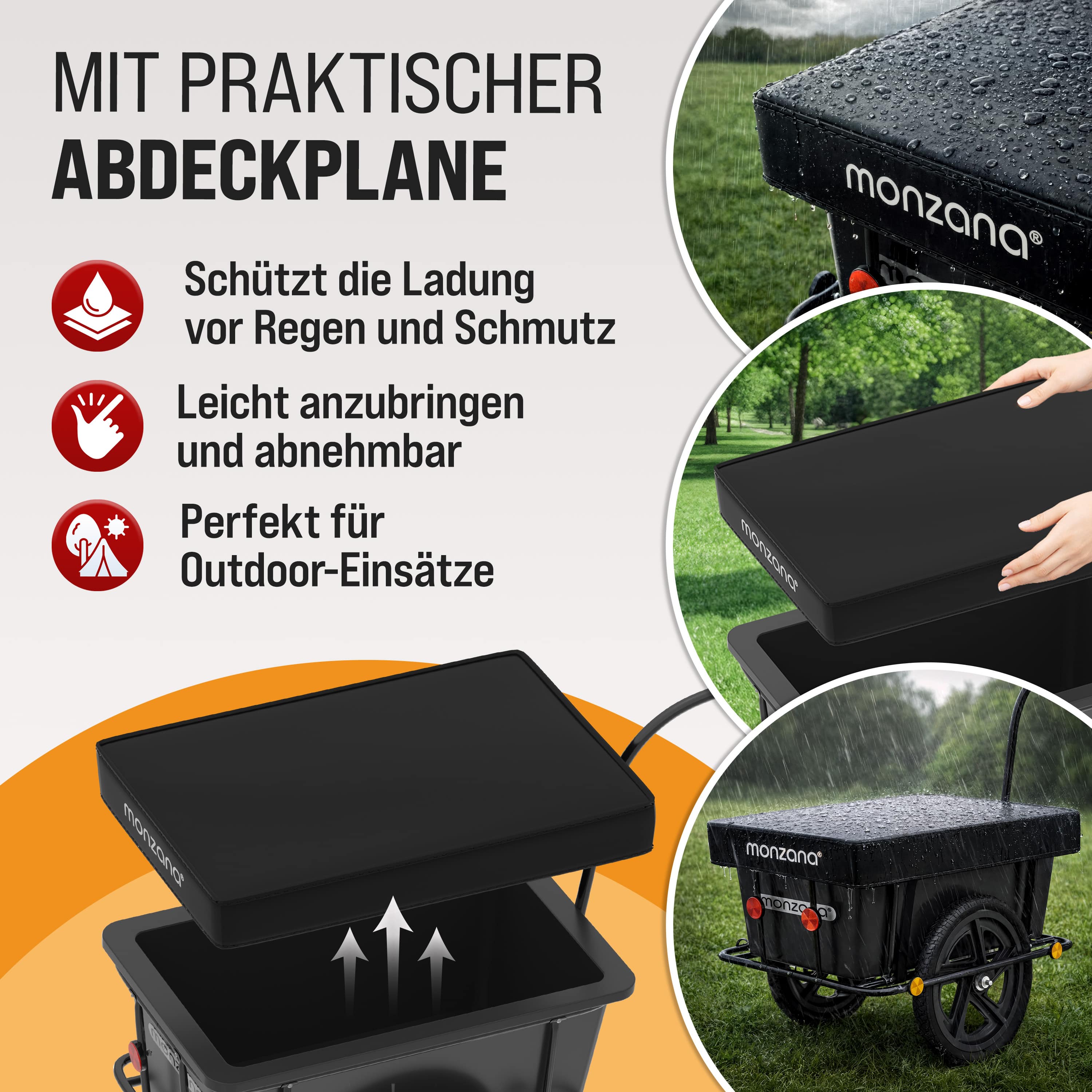 Fietskar\u0020Zwart\u0020Staal\u0020Kunststof\u002071x50x31cm\u002090\u0020Liter