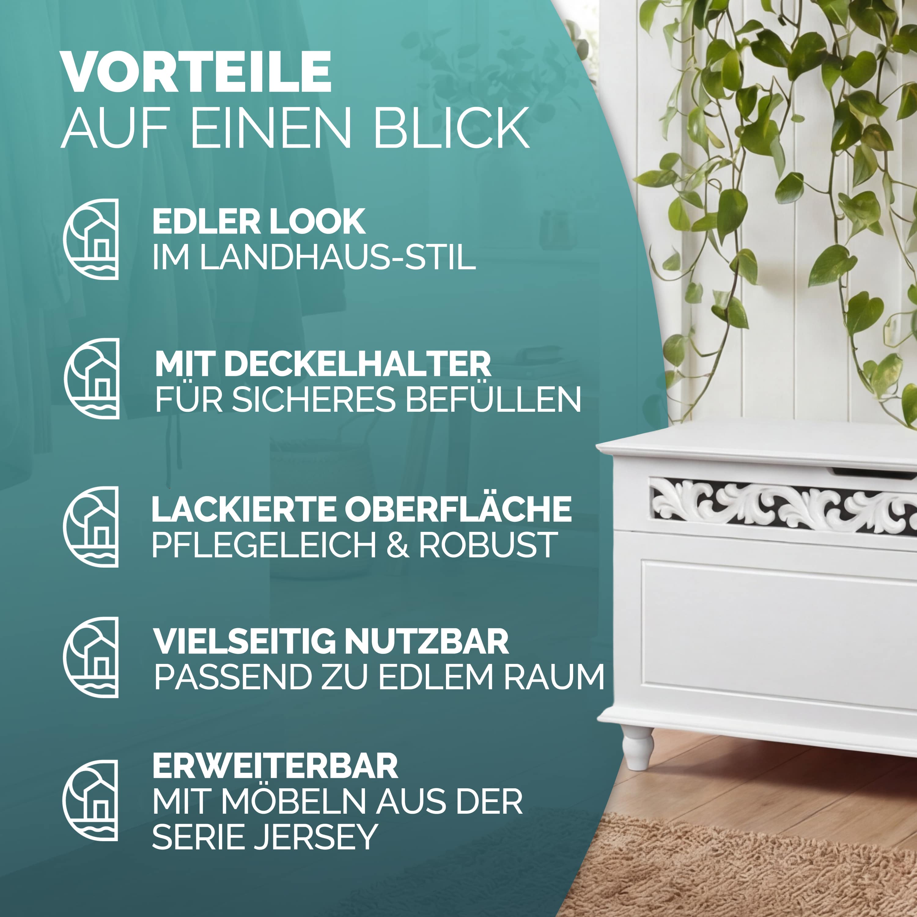 Houten\u0020kist\u0020Jersey\u0020Wit\u002080x40x48cm