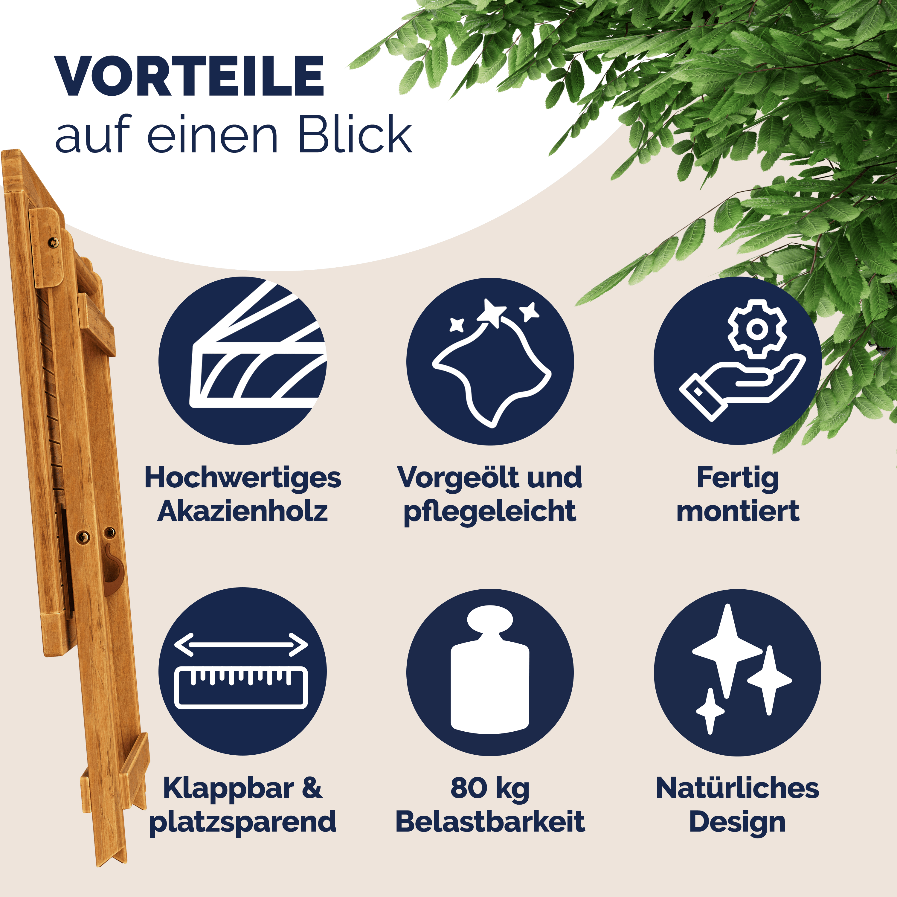 Bijzettafel\u0020Acaciahout\u002070x70x73cm\u0020Inklapbaar Bijzettafel\u0020Acaciahout\u002070x70x73cm\u0020Inklapbaar