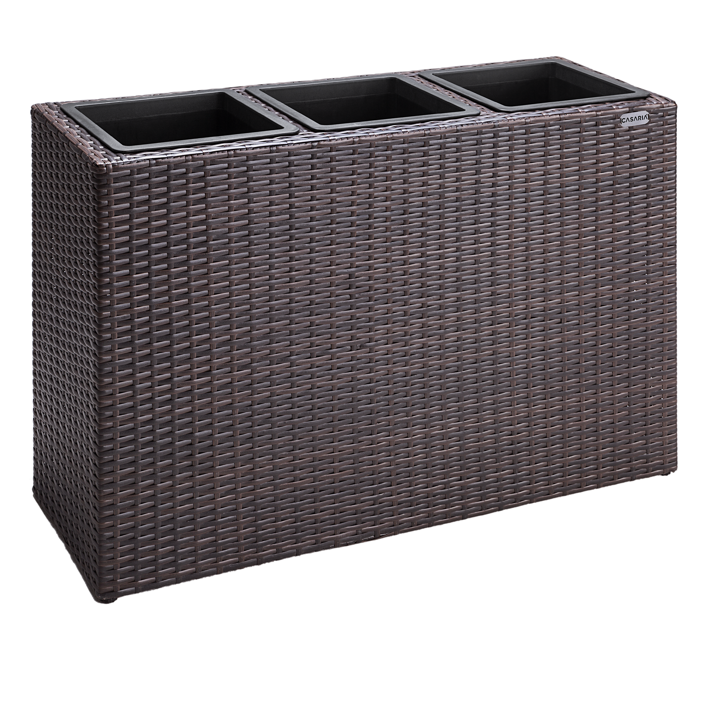 Polyrattan\u0020Bloempot\u0020Bruin\u002083x30,5x60cm Polyrattan\u0020Bloempot\u0020Bruin\u002083x30,5x60cm