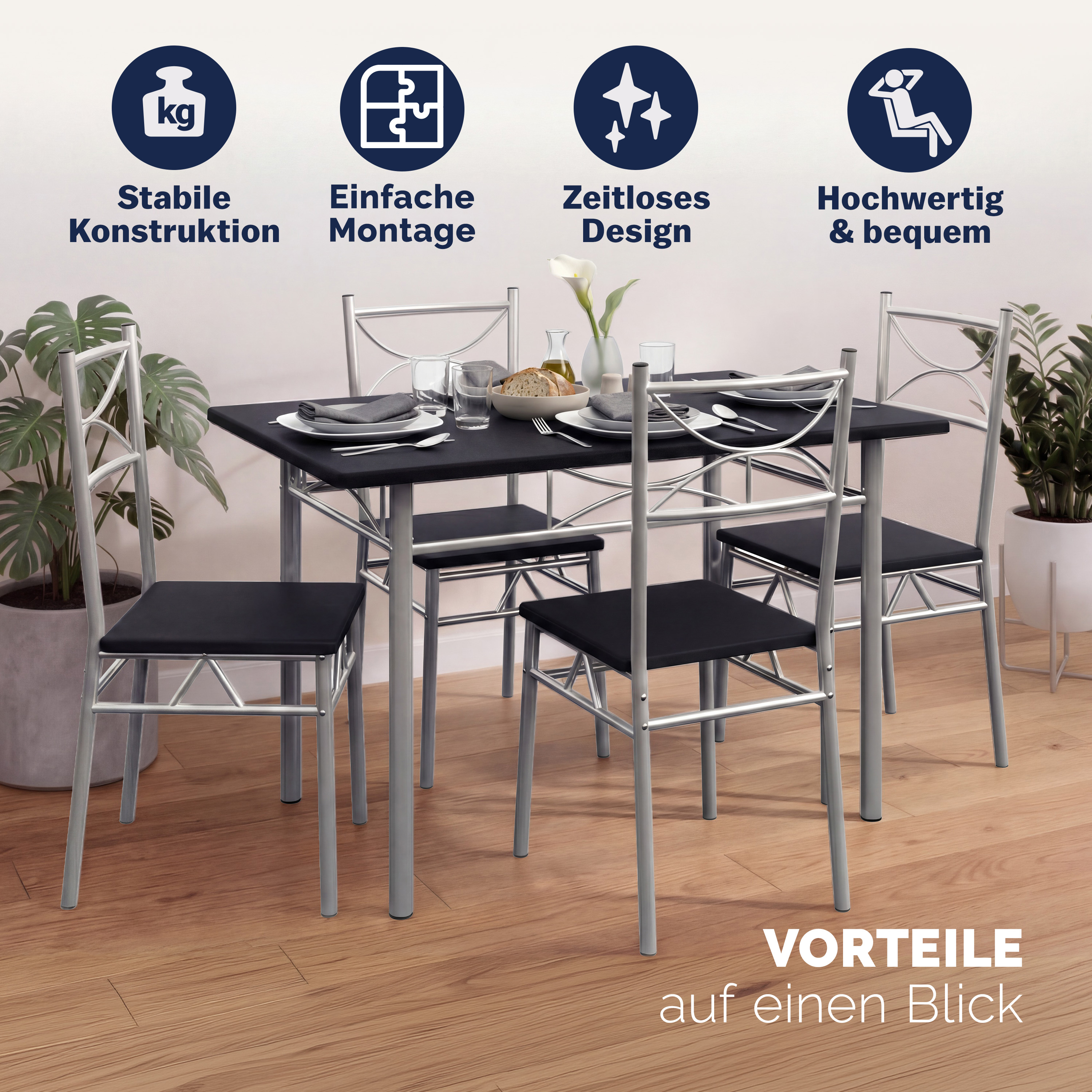 Eettafelset\u0020Paul\u00205\u002Ddelig\u0020Zwart Eettafelset\u0020Paul\u00205\u002Ddelig\u0020Zwart
