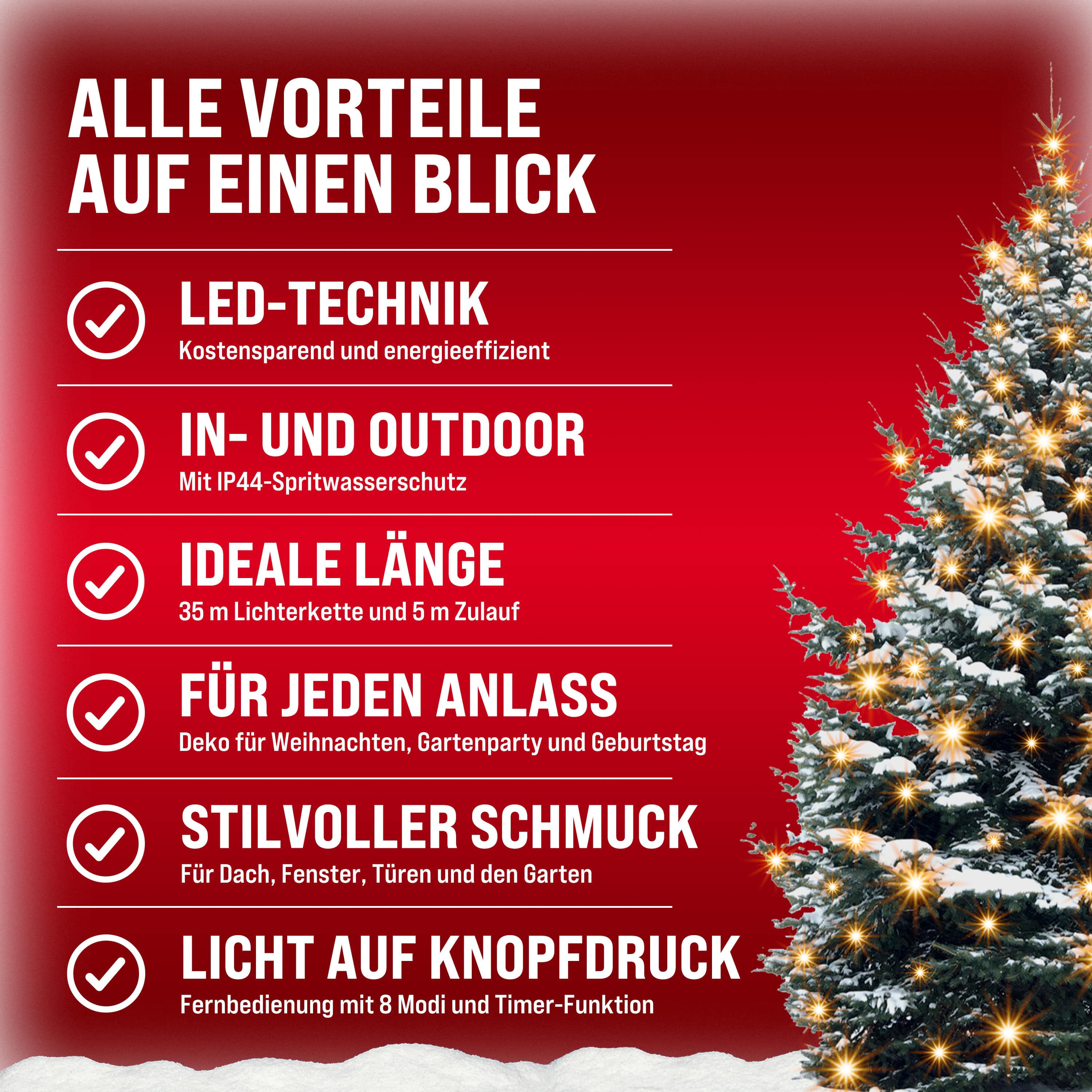 Kerstverlichting\u0020Warm\u0020Wit\u002040m\u0020Afstandsbediening