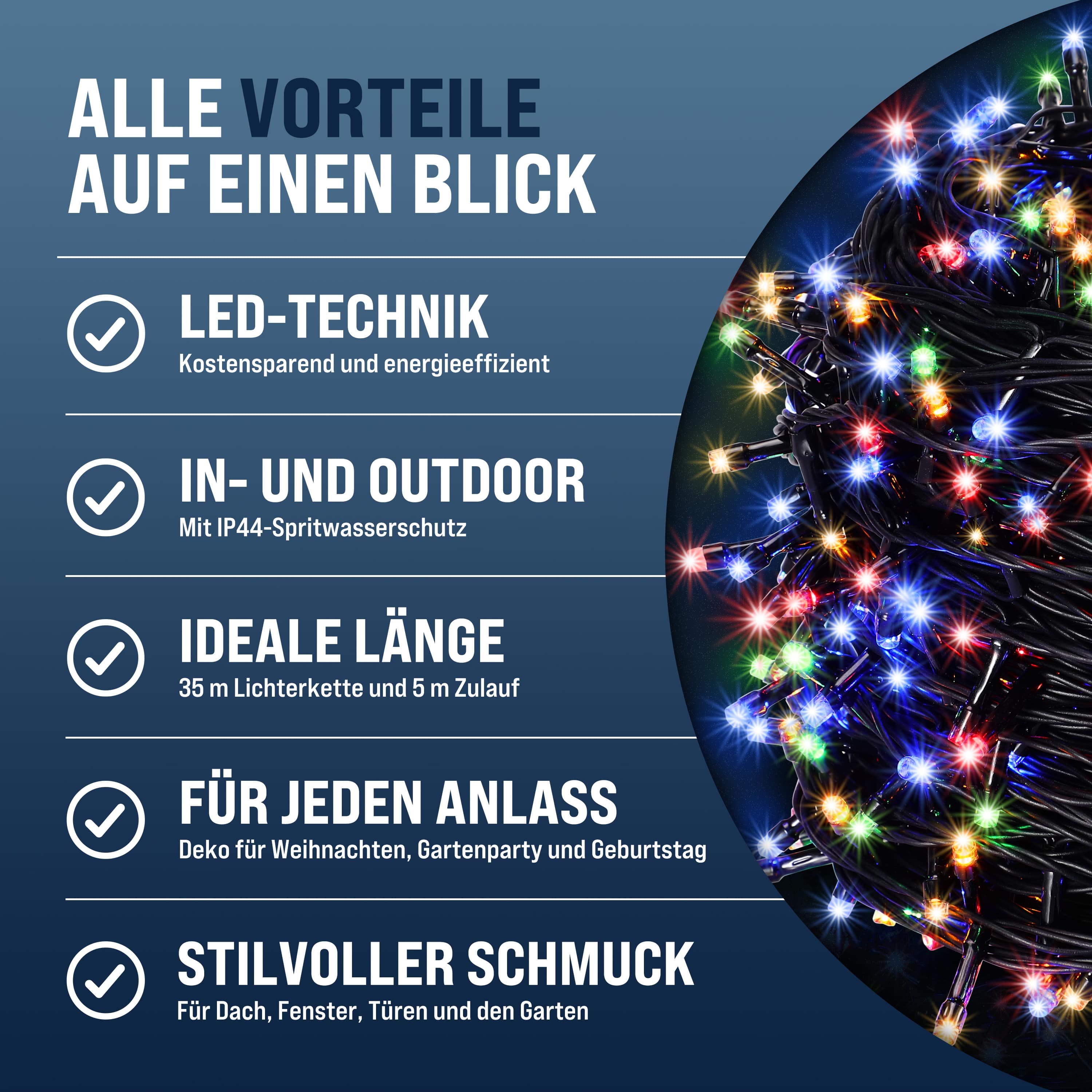 Kerstverlichting\u0020Kleurig\u002040m\u0020Afstandsbediening