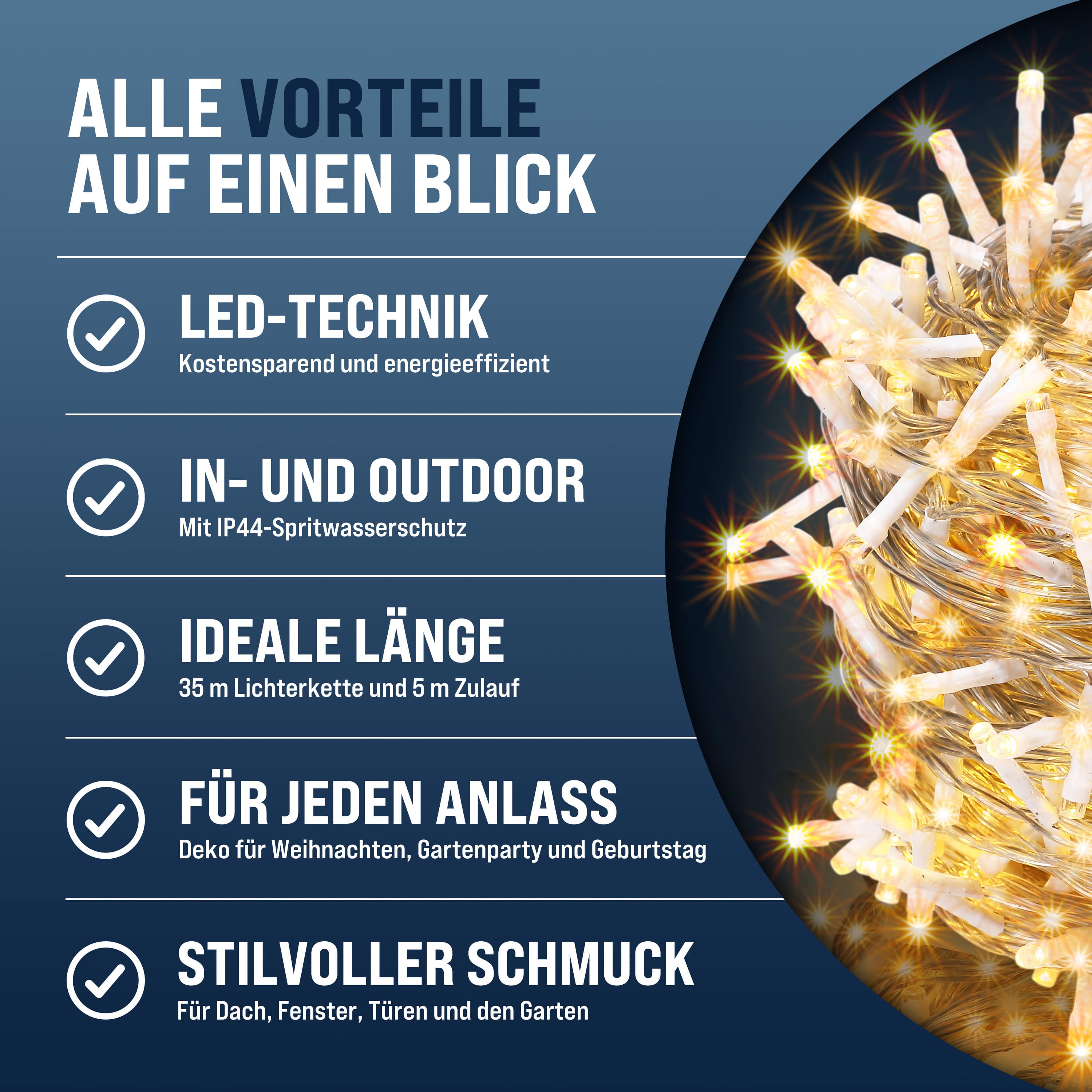 Kerstverlichting\u0020Warm\u0020Wit\u002040m\u0020transparant\u0020Afstandsbediening