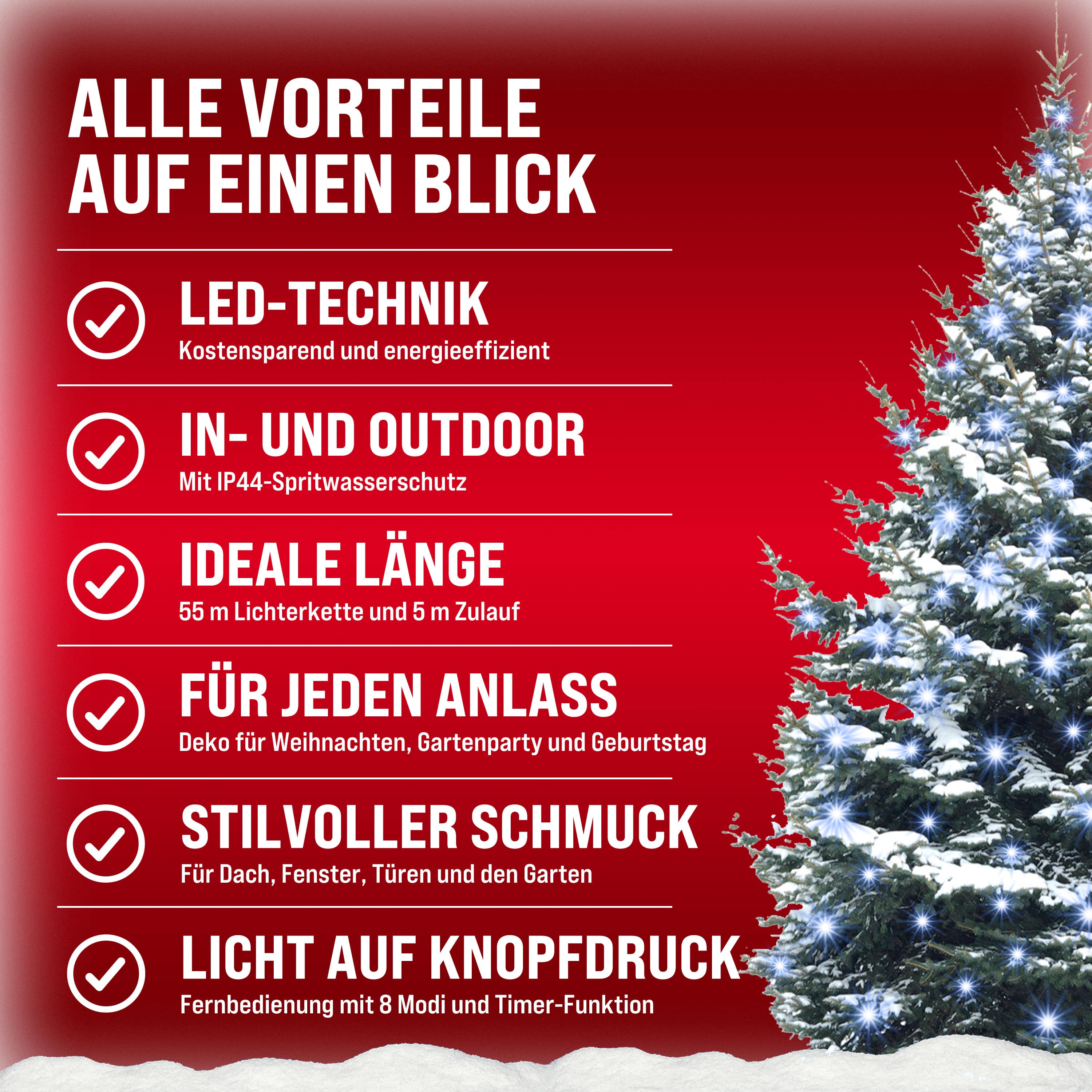 Kerstverlichting\u0020Koud\u0020Wit\u002060m\u0020Afstandsbediening