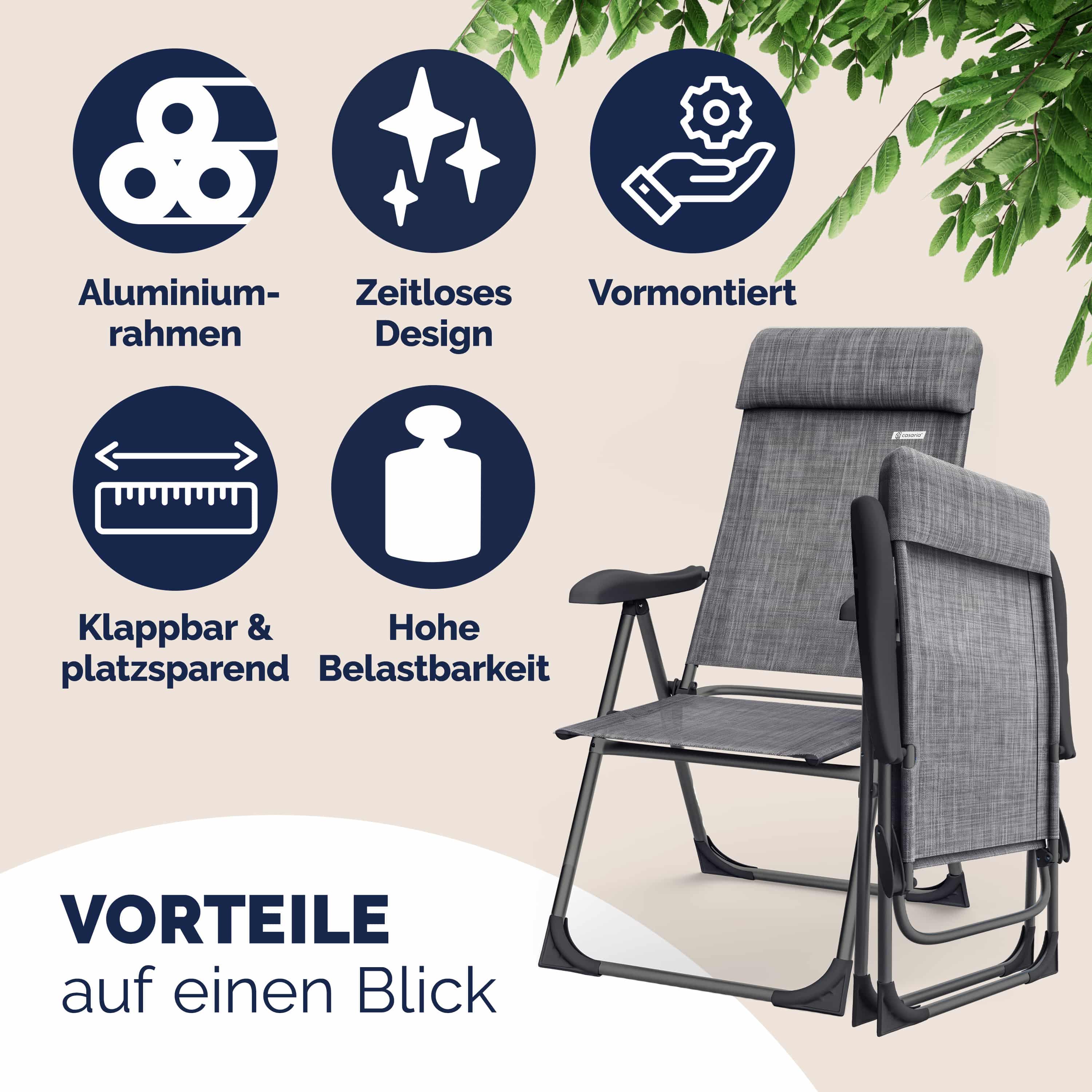 Tuinstoel\u0020met\u0020Hoge\u0020Rugleuning\u00204\u0020Stuks\u0020Grijs\u002Dmelange\u0020Aluminium Tuinstoel\u0020met\u0020Hoge\u0020Rugleuning\u00204\u0020Stuks\u0020Grijs\u002Dmelange\u0020Aluminium
