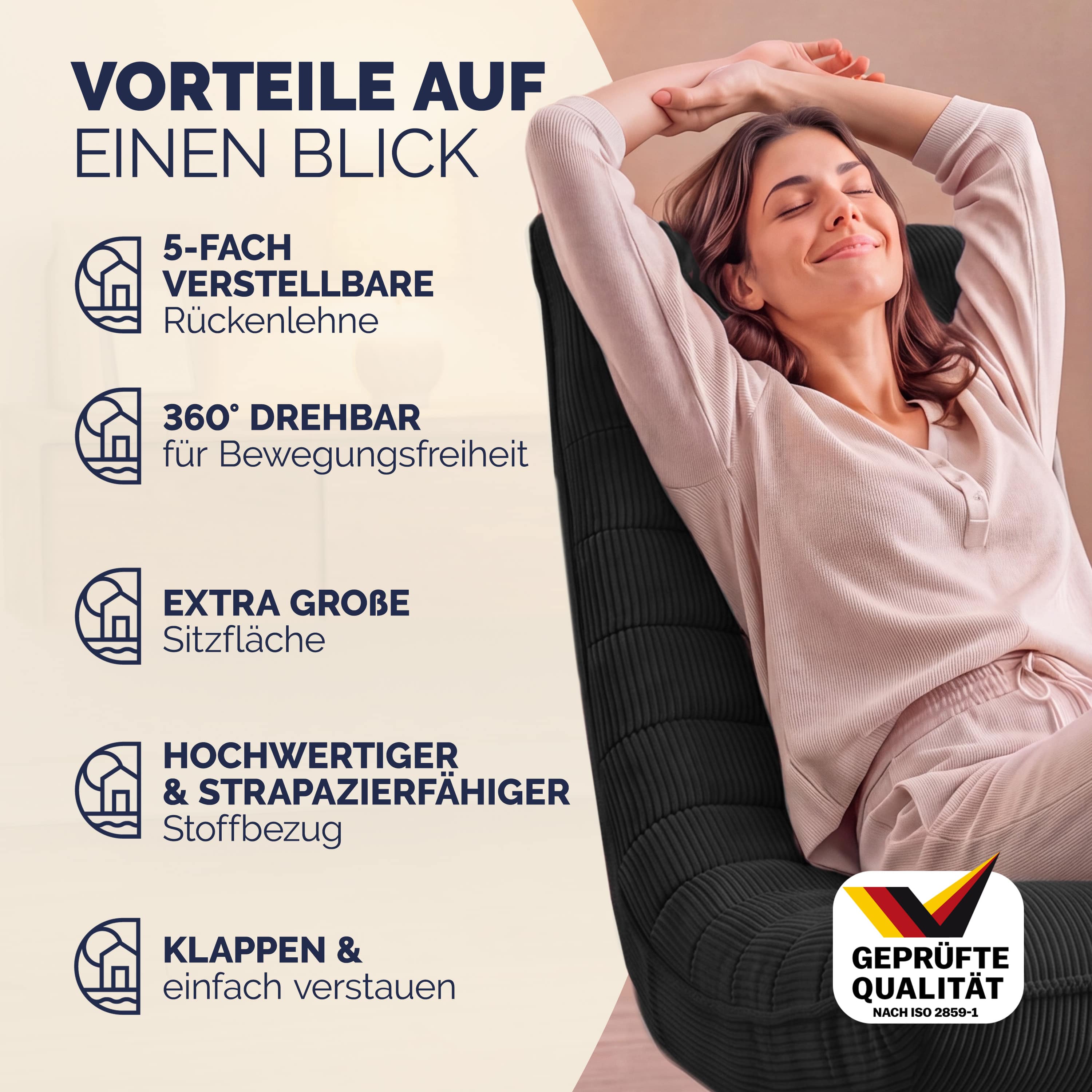 Fauteuil\u0020Aberdeen\u0020zwart\u0020cordstof,\u00205\u002Dstanden\u0020verstelbaar,\u0020360\u00B0\u0020draaibaar,\u0020opvouwbaar Fauteuil\u0020Aberdeen\u0020zwart\u0020cordstof,\u00205\u002Dstanden\u0020verstelbaar,\u0020360\u00B0\u0020draaibaar,\u0020opvouwbaar