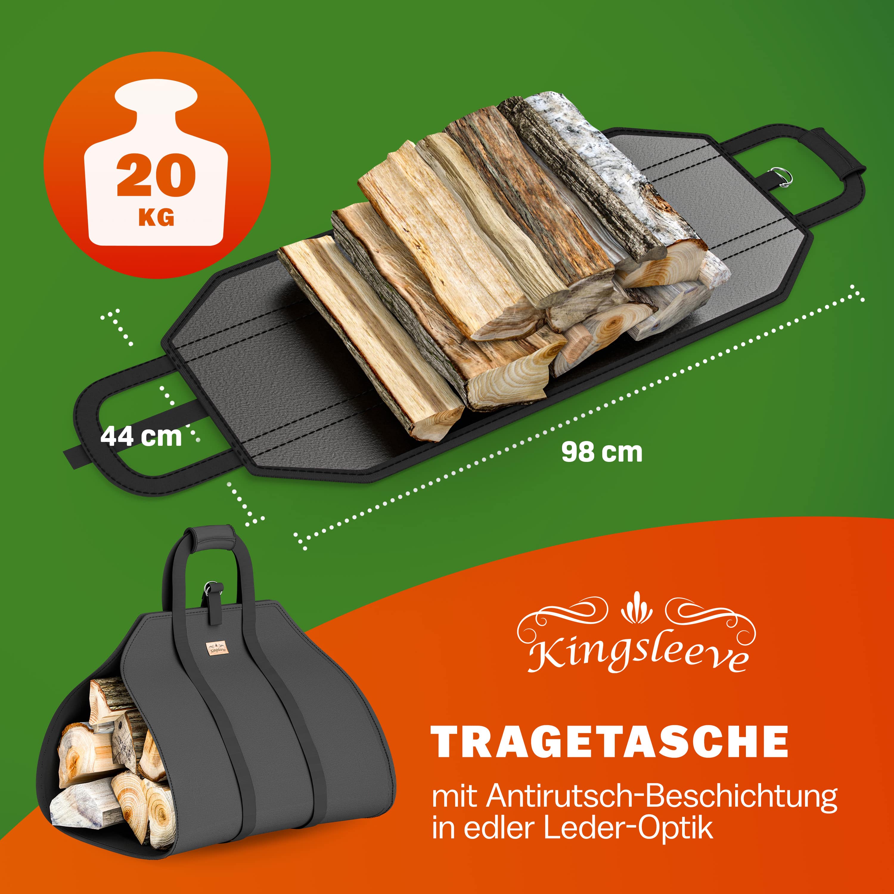 Brandhoutrek\u0020Antraciet\u0020198x163x70cm\u0020met\u0020zeil\u0020\u002B\u0020tas