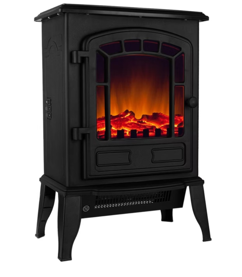 Elektrische\u0020haard\u0020Torino\u0020met\u0020open\u0020haard\u0020vlameffect\u00202000W\u0020zwart