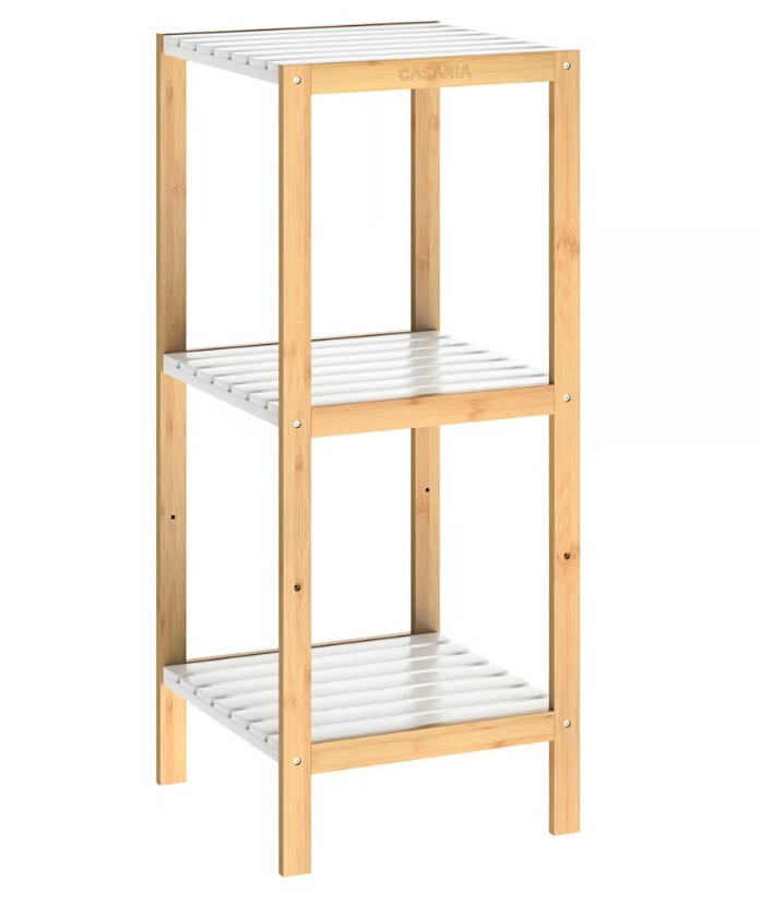 Sokkel\u0020Bamboe\u0020Wit\u002080x33x34cm
