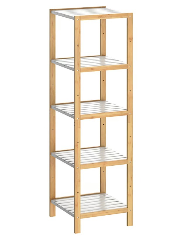 Sokkel\u0020Bamboe\u0020Wit\u0020140x33x34cm