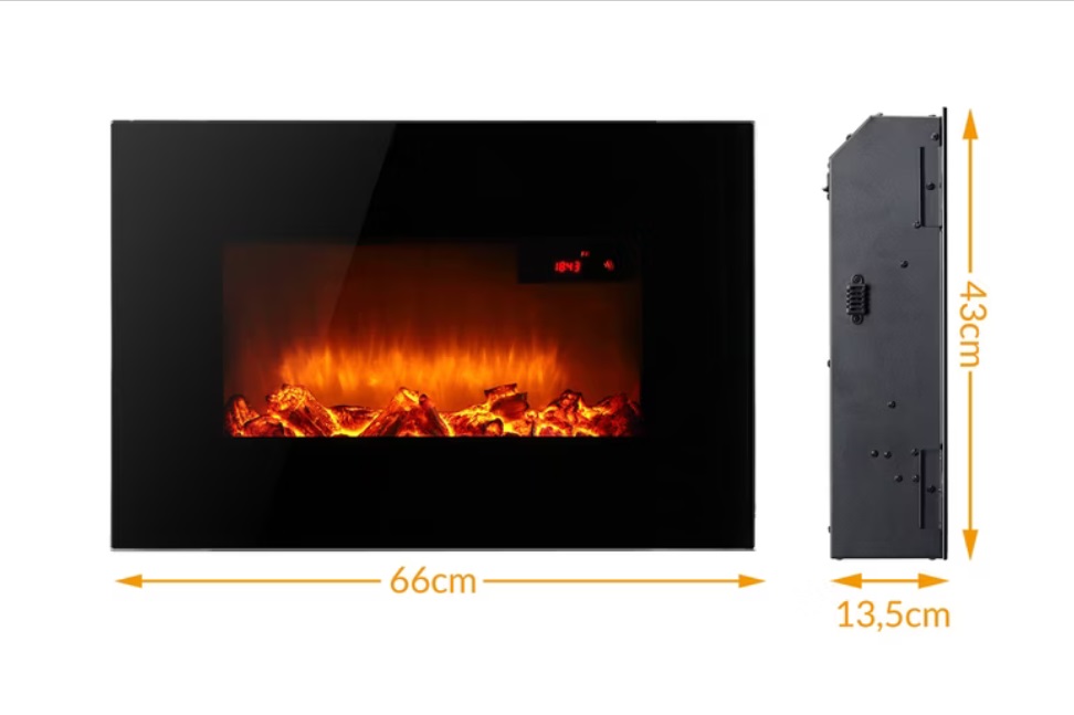 Elektrische\u0020haard\u0020met\u0020open\u0020haard\u0020vlameffect\u00201800W\u0020met\u0020afstandsbediening