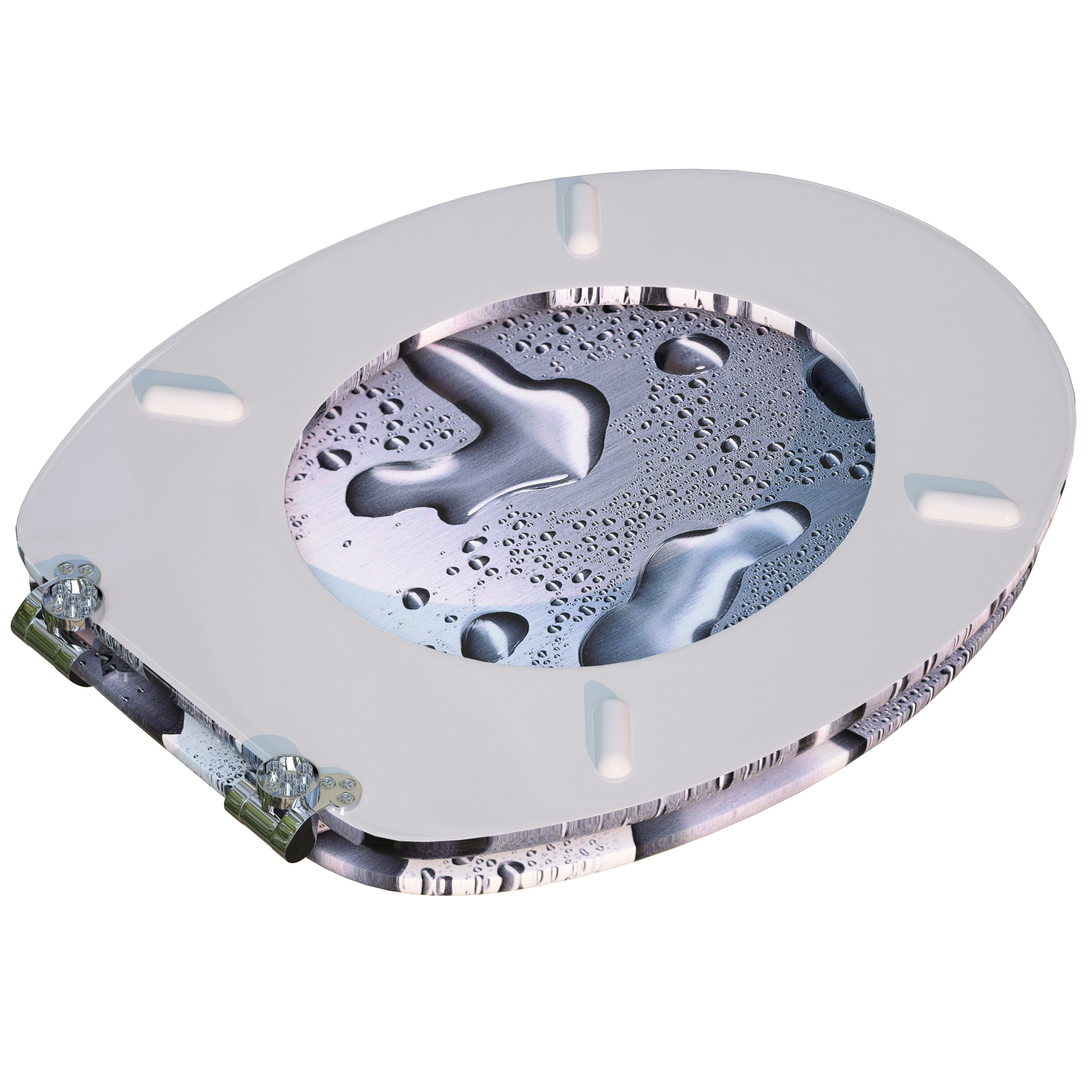 Wc\u002DBril\u0020met\u0020Zacht\u0020Sluitingsmechanisme\u0020Waterdrops Wc\u002DBril\u0020met\u0020Zacht\u0020Sluitingsmechanisme\u0020Waterdrops
