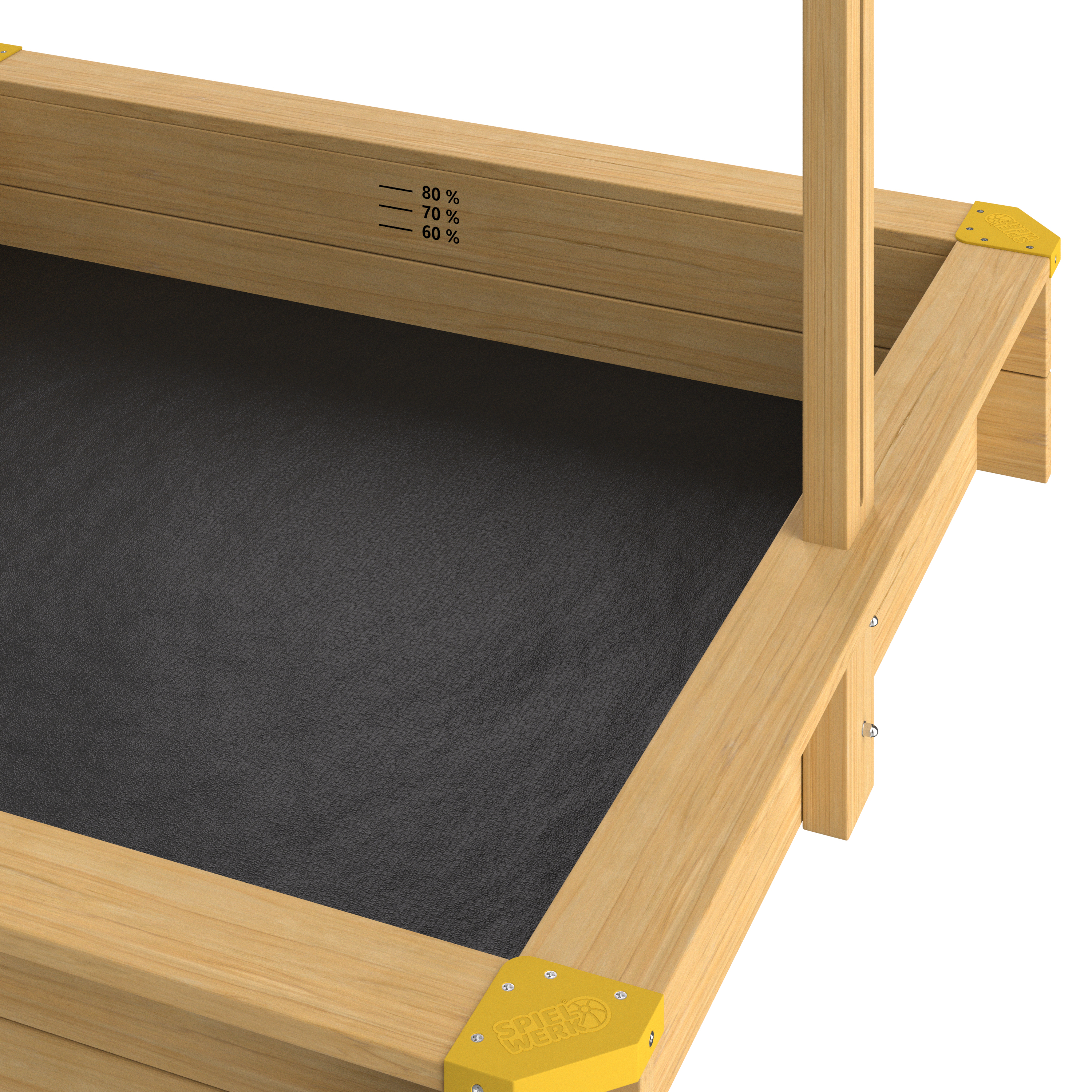 Zandbak\u0020Samu\u0020120x120cm\u0020incl\u0020Zonbescherming\u0020UV\u002050\u002B