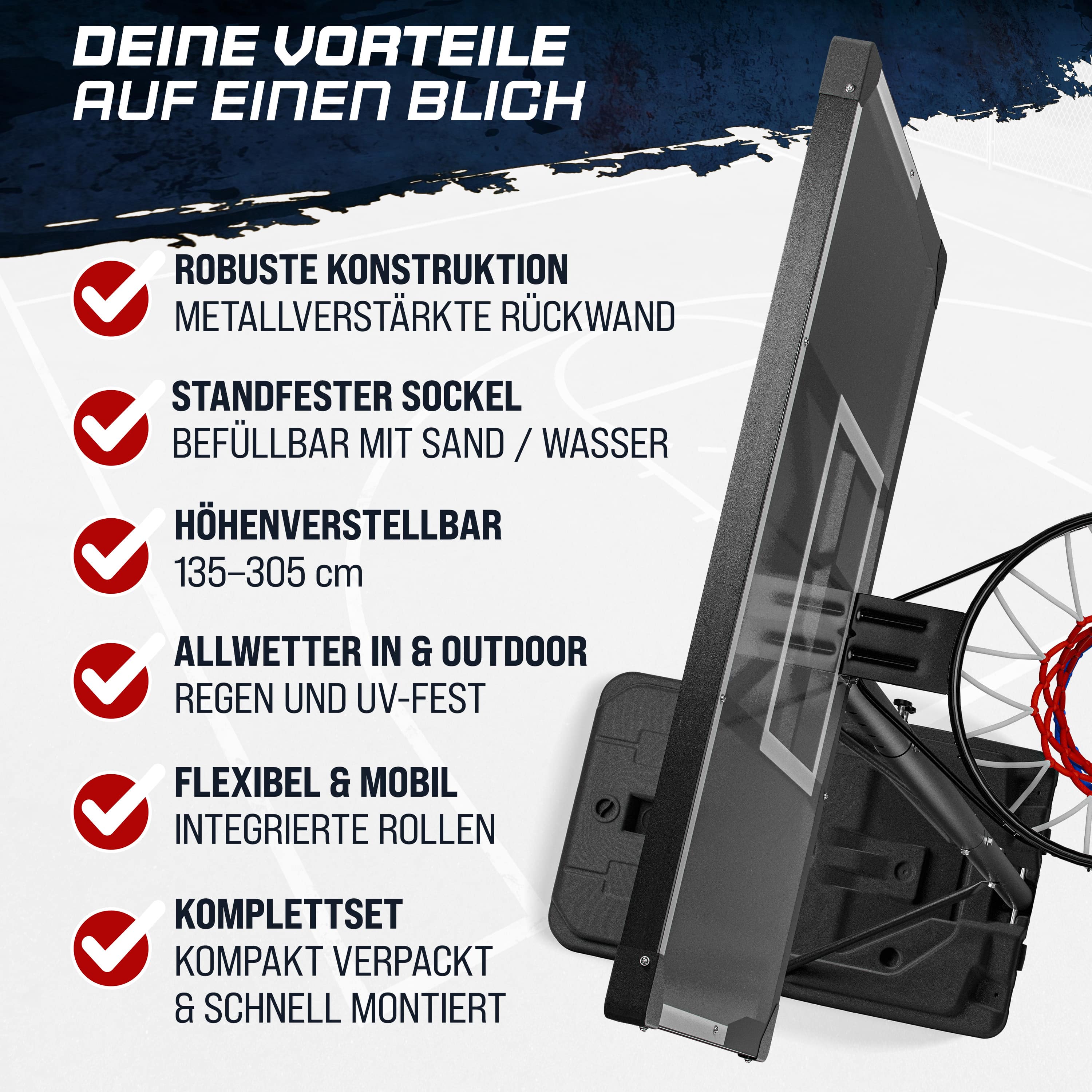 Basketbalhoepel\u0020outdoor\u0020in\u0020hoogte\u0020verstelbaar\u0020135\u0020\u002D305\u0020cm\u0020stabiel\u0020weerbestendig\u0020met\u0020standaard\u002060\u0020kg\u0020basis\u0020wielen