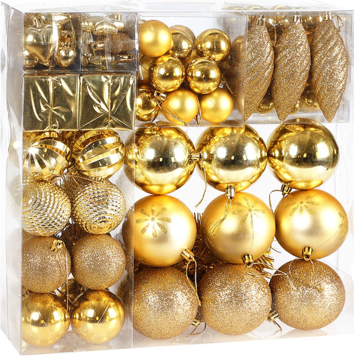 Kerstboom\u0020decoraties\u0020\u002D\u0020Set\u0020van\u0020103\u0020\u002D\u0020goudkleurig