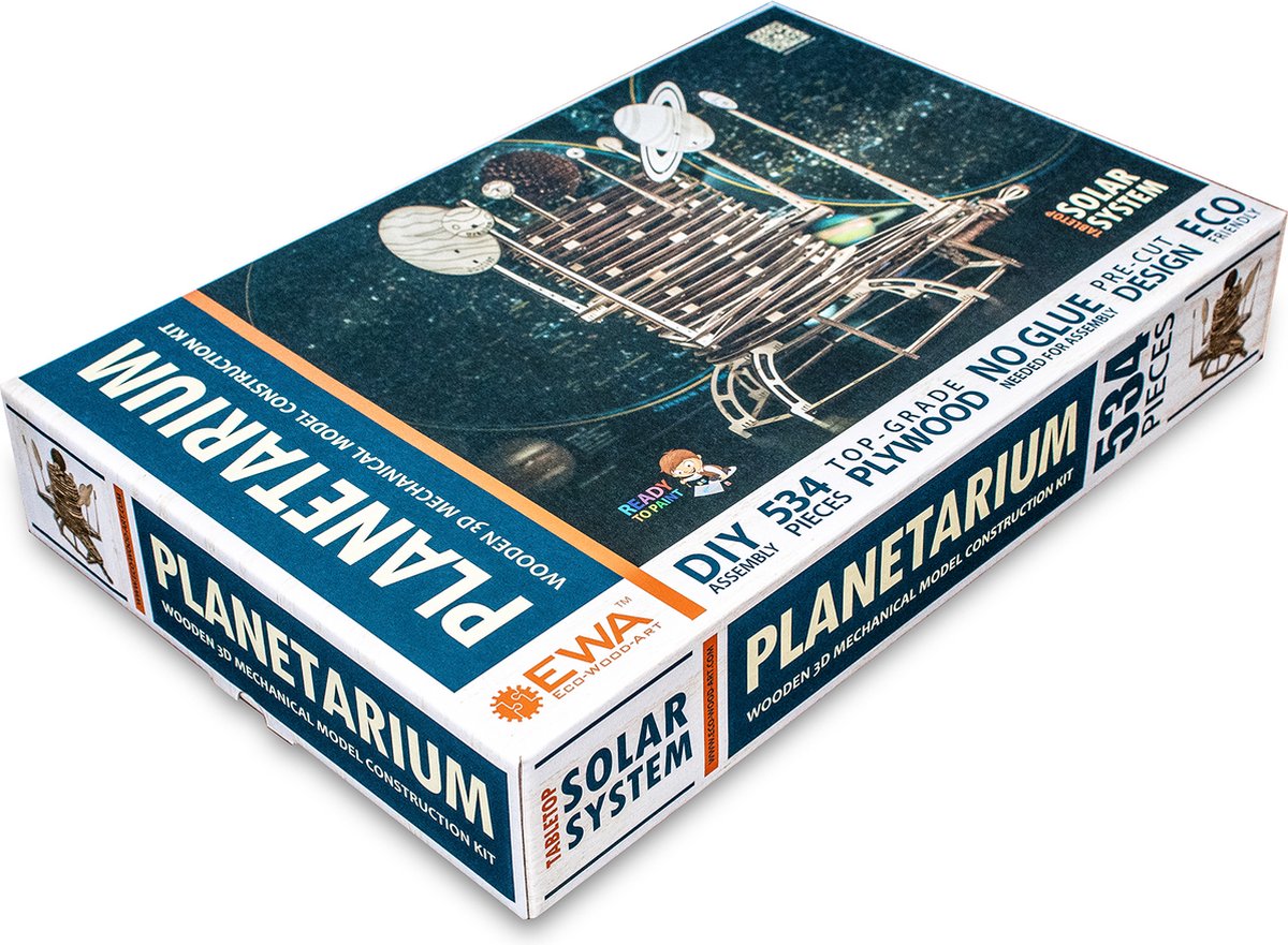 Eco\u0020Wood\u0020Planetarium\u0020houten\u0020modelbouw\u0020DIY\u0020Knutselen