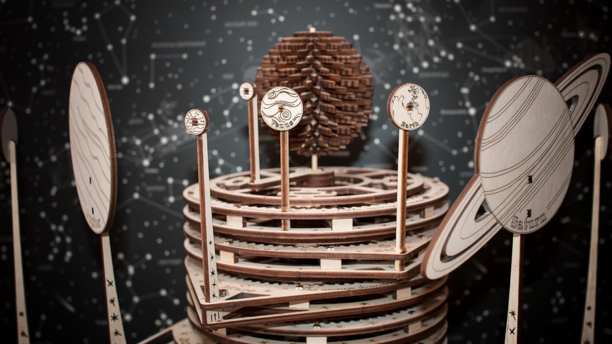 Eco\u0020Wood\u0020Planetarium\u0020houten\u0020modelbouw\u0020DIY\u0020Knutselen