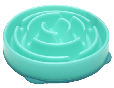 VOERBAK\u0020SLO\u002DBOWL\u0020FEEDER\u0020DROP\u0020TEAL\u0020LICHTBLAUW\u002029X29X7\u0020CM
