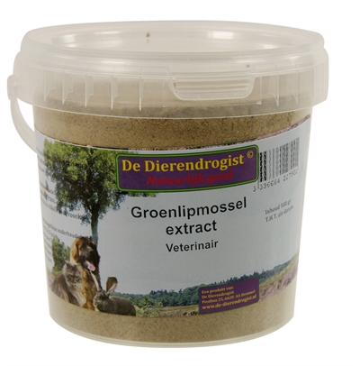 DIERENDROGIST\u0020GROENLIPMOSSEL\u0020EXTRACT\u0020VETERINAIR\u0020500\u0020GR