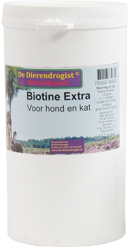 DIERENDROGIST\u0020BIOTINE\u0020POEDER\u002BKRUIDEN\u0020HOND\u002FKAT\u0020900\u0020GR