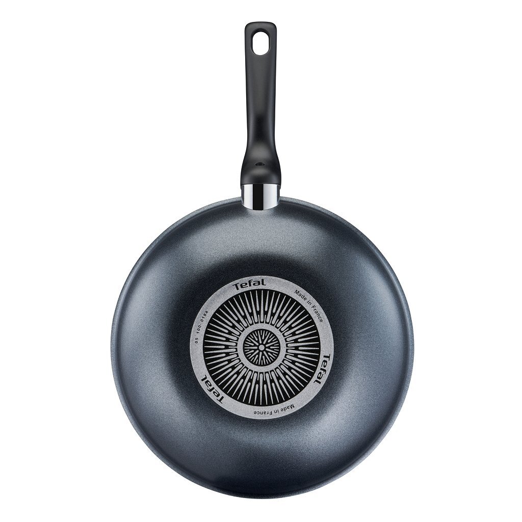 Tefal\u0020XL\u0020Force\u0020Wokpan\u002028\u0020cm\u0020Zwart
