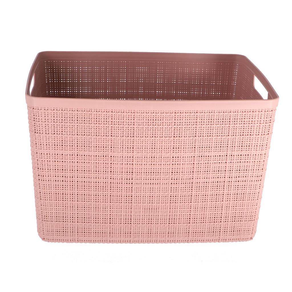 Curver\u0020Opbergmand\u0020Jute\u002DLook\u002020L\u0020Roze