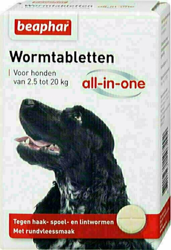 BEAPHAR\u0020WORMTABLET\u0020ALL\u002DIN\u002DONE\u0020HOND\u00202,5\u002D20\u0020KG\u00202\u0020TBL