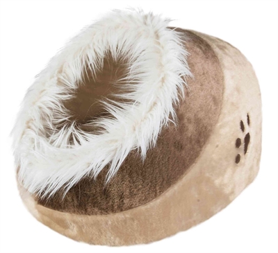 TRIXIE\u0020KATTENMAND\u0020IGLO\u0020MINOU\u0020BEIGE\u0020\u002F\u0020BRUIN\u002041X30X50\u0020CM